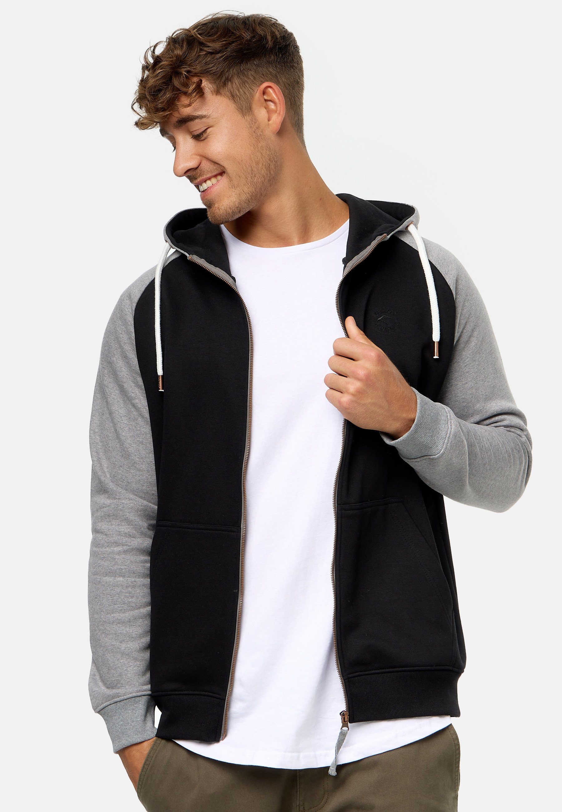 Indicode Sweatjacke INPulko Black