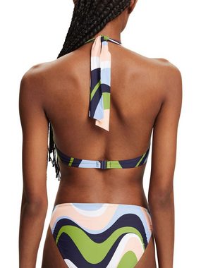 Esprit Bügel-Bikini-Top Neckholder-Bikinitop mit Print
