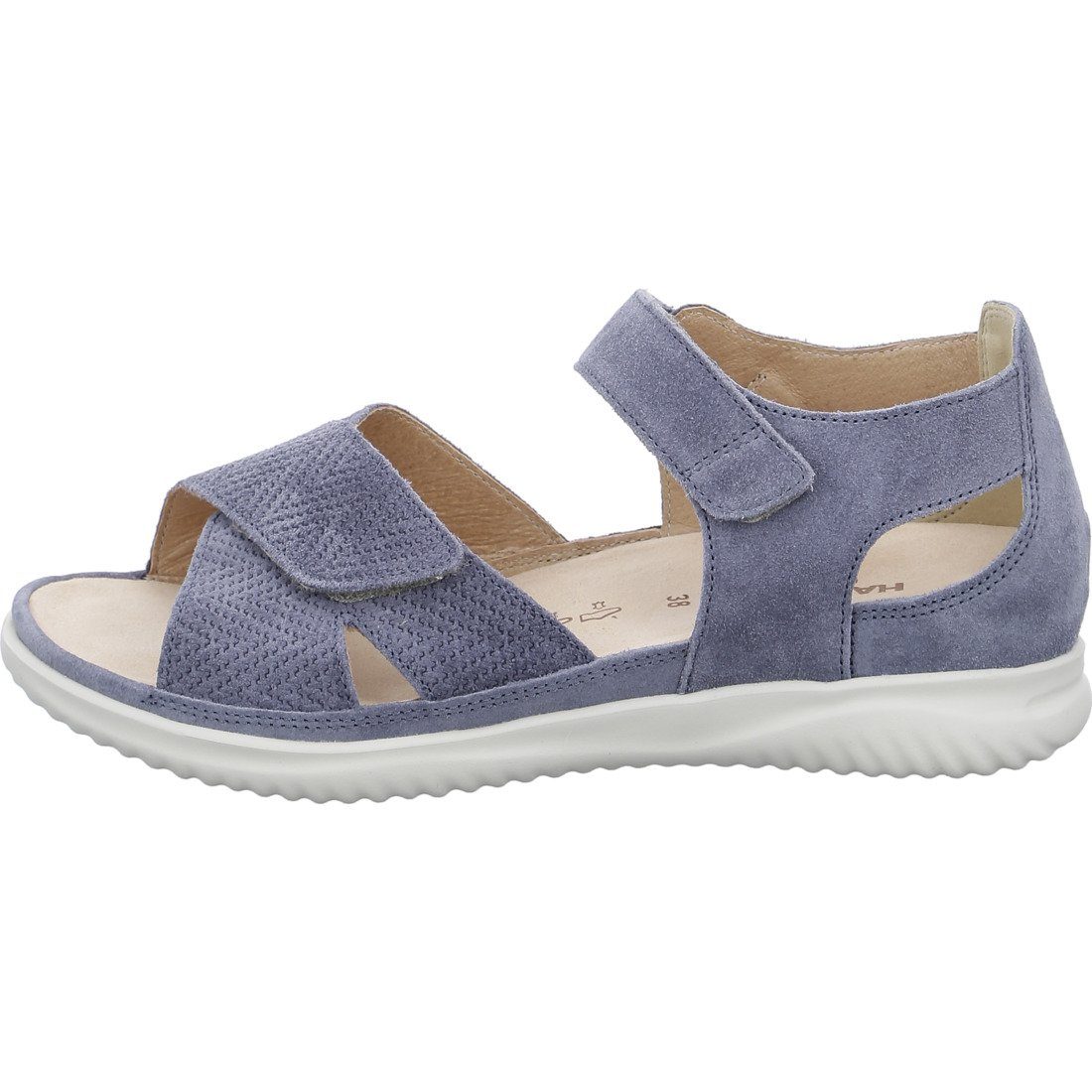 Hartjes blau Hartjes Sandalette - Schuhe, Velours Sandalette 048735 Breeze