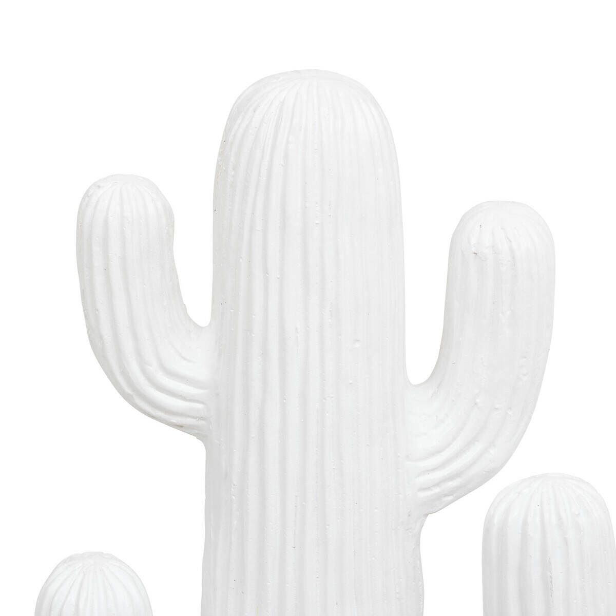 Atmosphera Créateur d'intérieur Dekofigur Dekorative Figur Kaktus weiß RODRIGO, 38 cm (Deko-Objekt, Deko-Objekt)