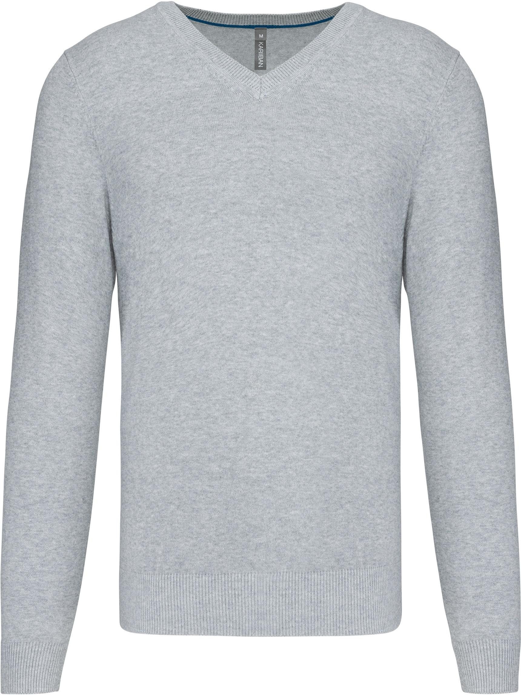 Kariban Sweatshirt Herren Premium-Pullover mit V-Ausschnitt günstig online kaufen