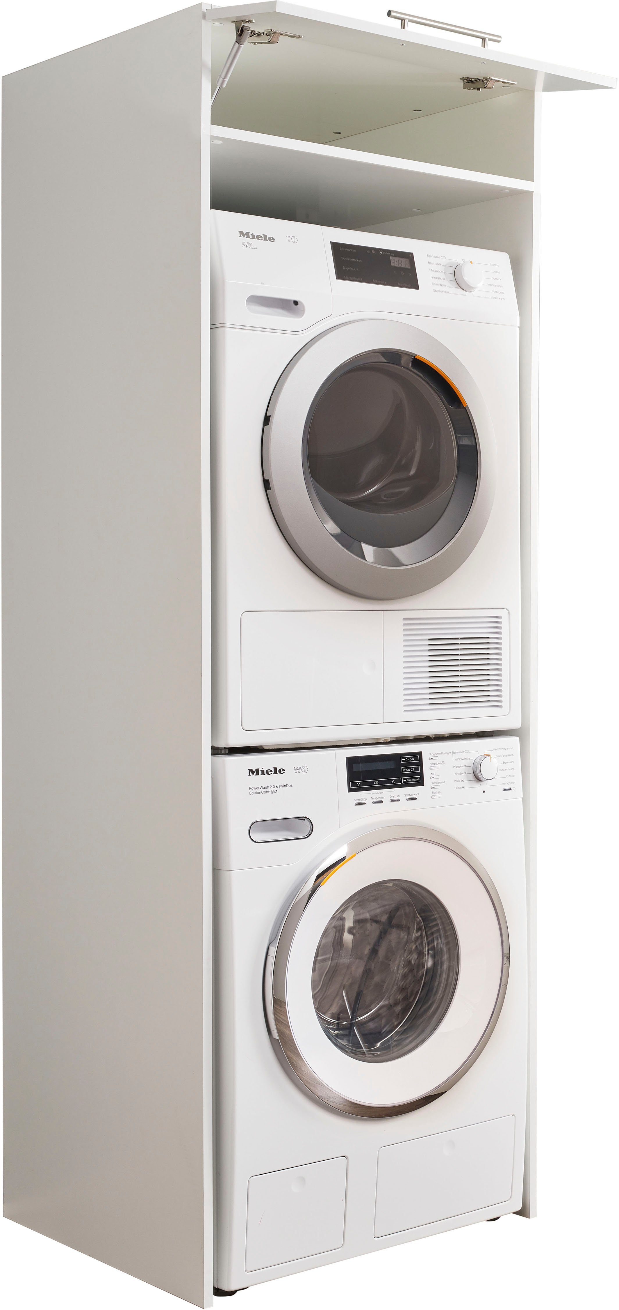 Laundreezy Waschmaschinenumbauschrank LAUNDREEZY LDL Breite weiß cm | weiß 67,5