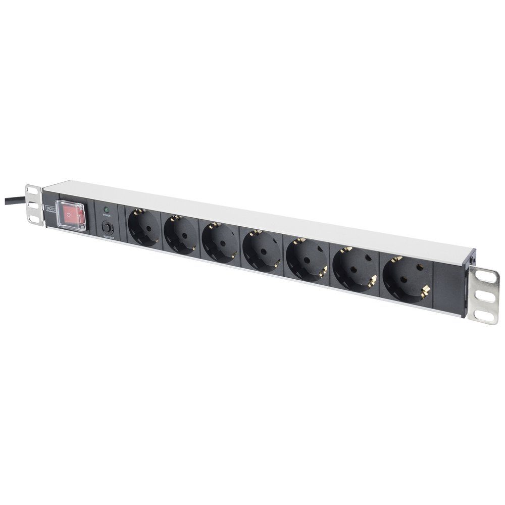 Netzwerkschrank Digitus DN-19 PDU-7SO 19 Zoll Netzwerkschrank-Steckdosenleiste Schu