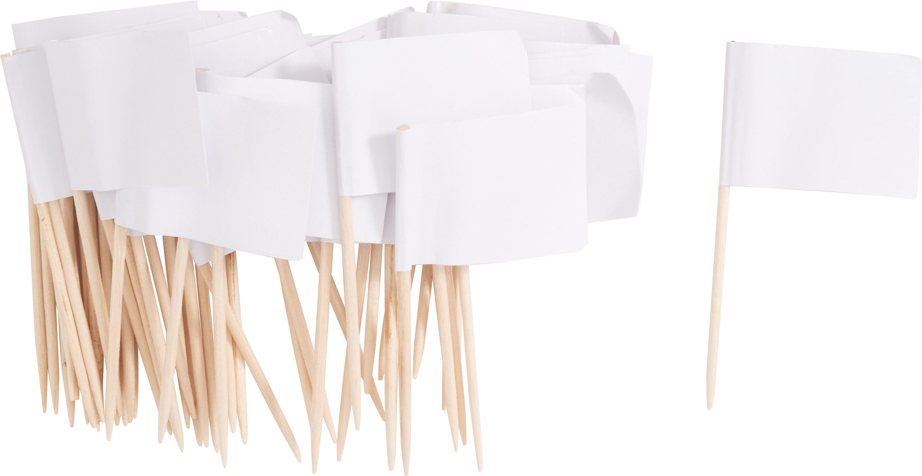 VBS XXL Wimpelkette Fähnchen, mit Holzstiel