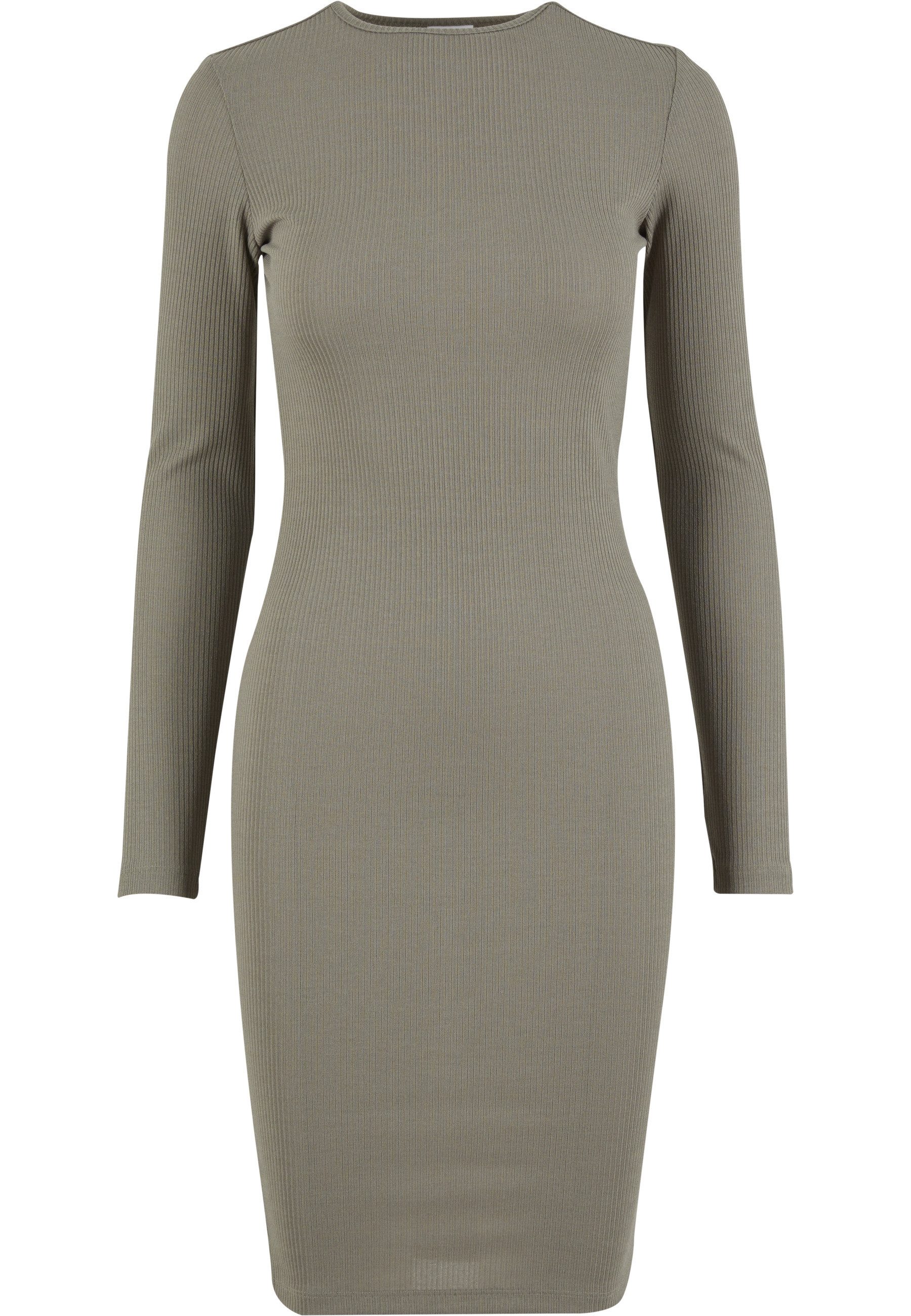 URBAN CLASSICS Shirtkleid Urban Classics Damen Ladies Rib Dress (1-tlg) günstig online kaufen