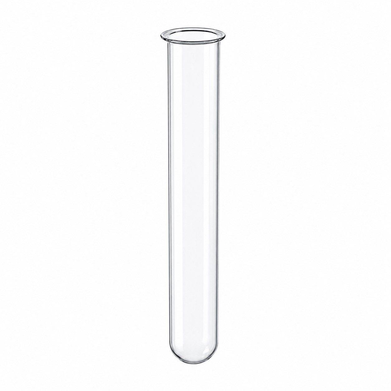 Sandra Rich Dekovase Reagenzglas 19,8 x 2,9cm, Blumenvase Glasröhrchen Dekoglas