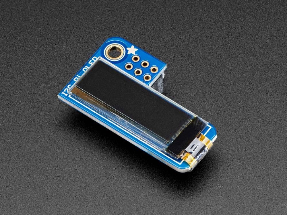 LED-Display Adafruit PiOLED - 128x32 Monochrom OLED Add-on für Raspberry Pi