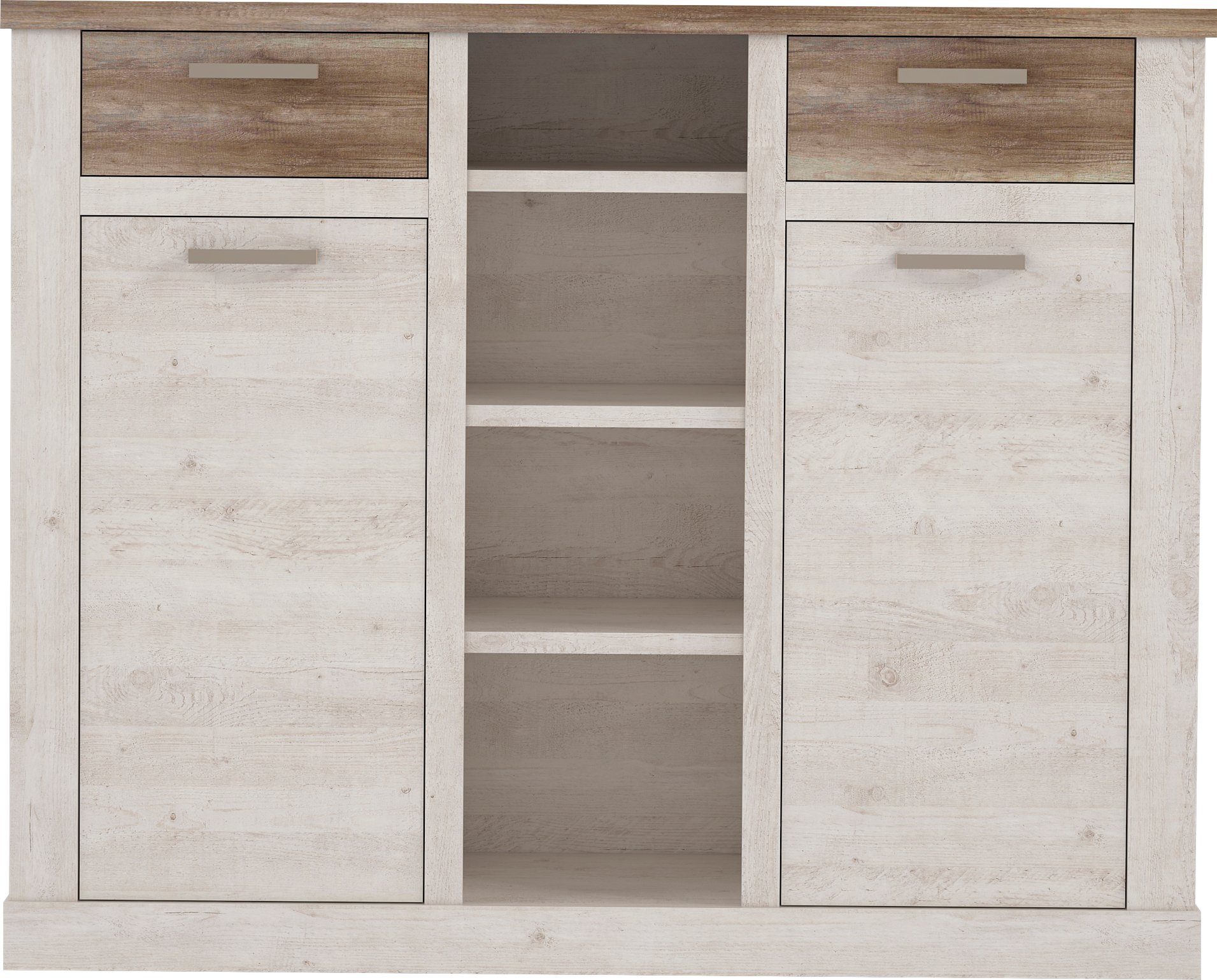 FORTE Highboard Duro, Breite 159,6 cm, Aktenschrank im Landhausstil