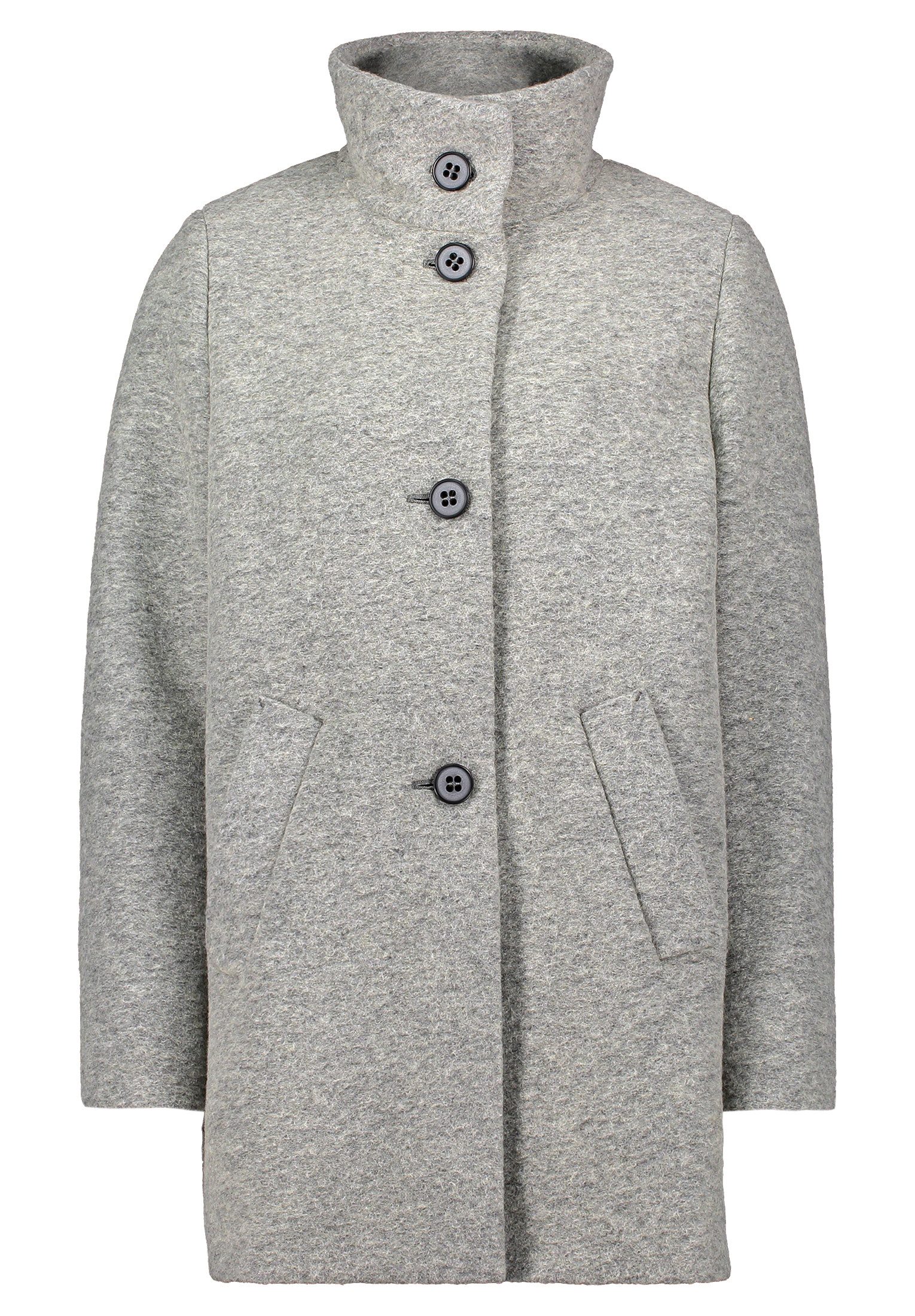 Amber & June Kurzjacke Damen Kurzmantel mit Stehkragen günstig online kaufen