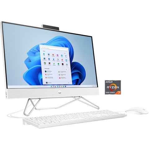 HP 24-cb0207ng All-in-One PC (24 Zoll, AMD Ryzen 7 5700U, Radeon™ Graphics, 16 GB RAM, 512 GB SSD)