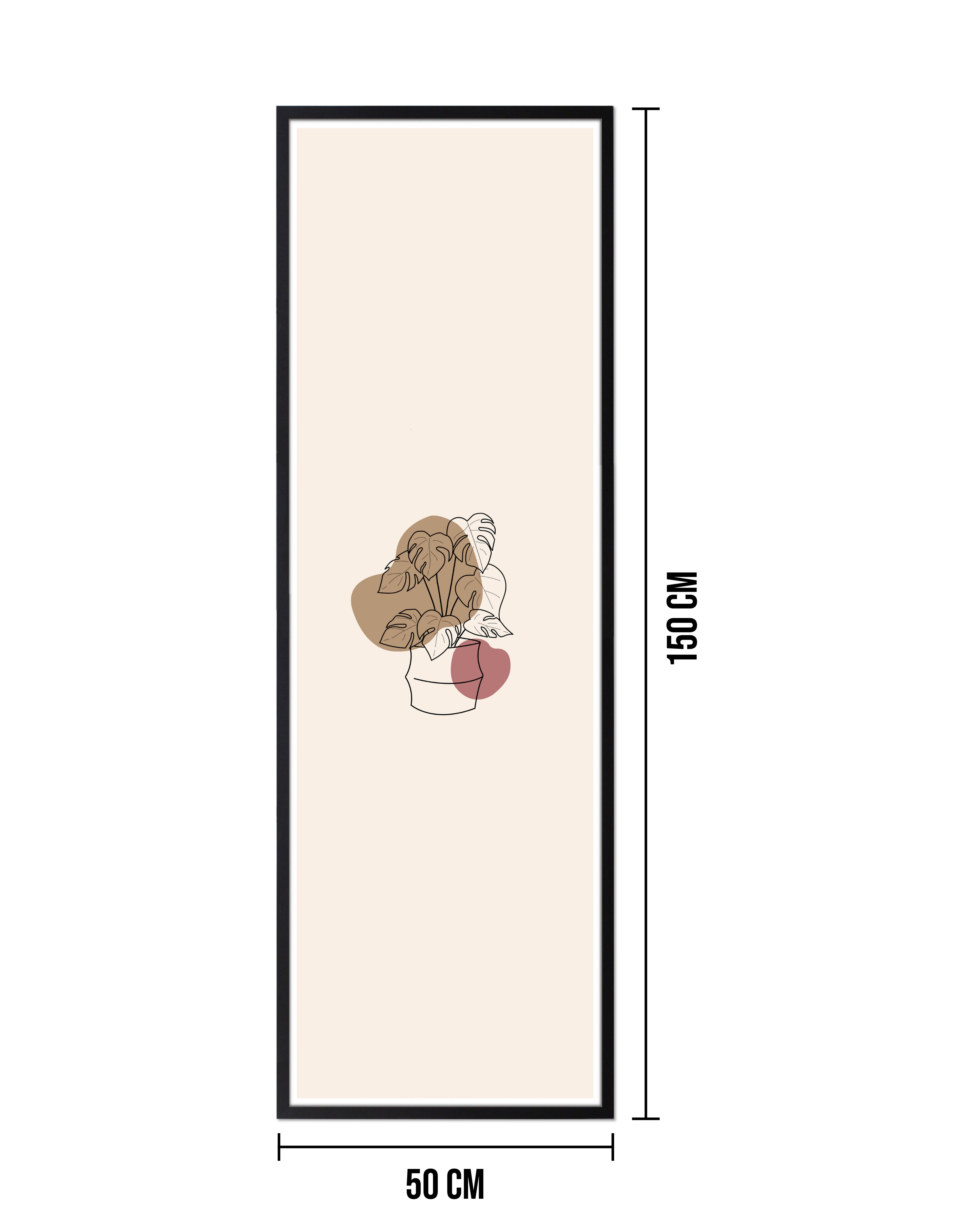 Close Up Bilderrahmen Posterrahmen 50 x 150 cm Holzdekor schwarz günstig online kaufen