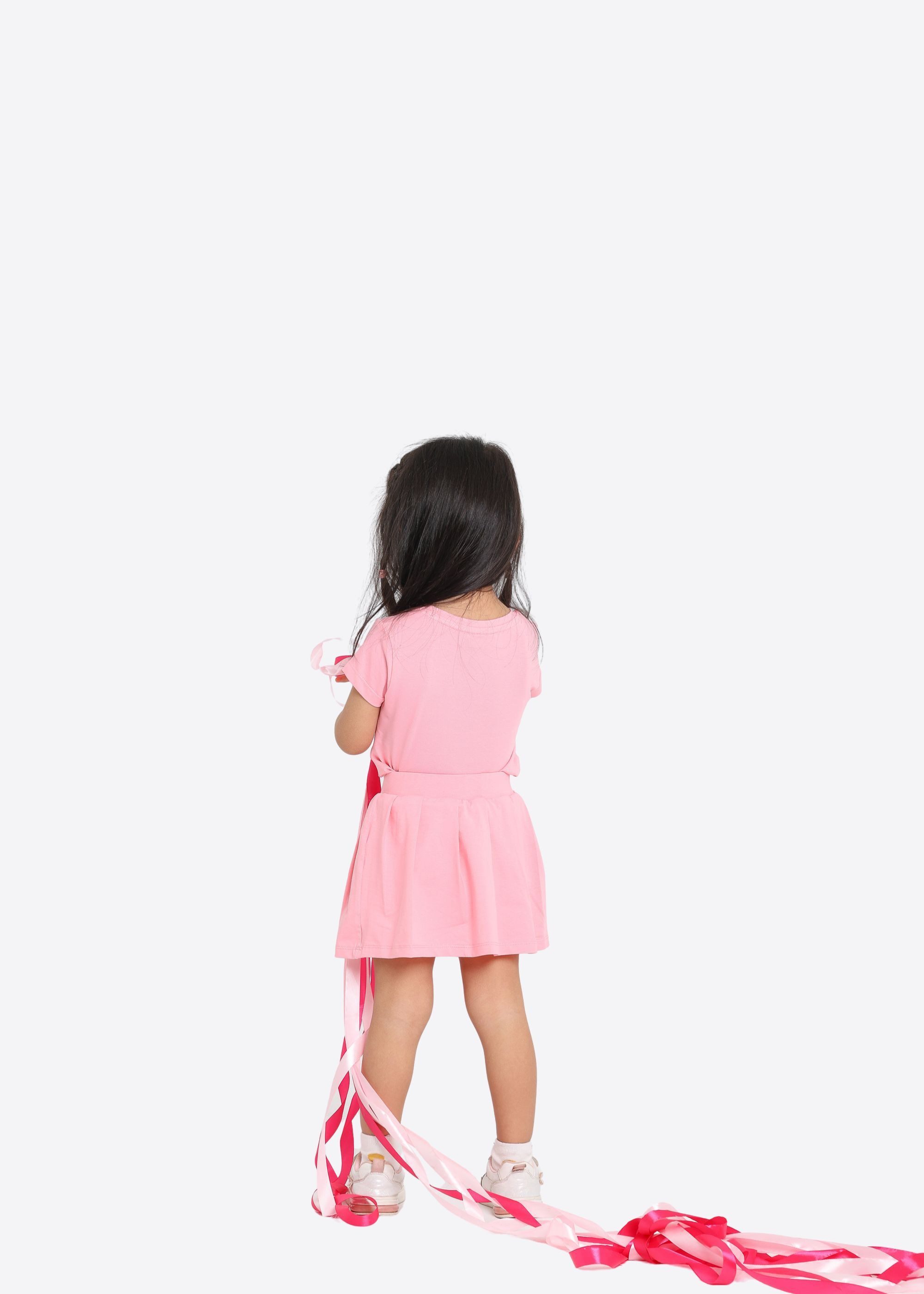 Solang Shirtkleid mit plissiertem Faltenrock