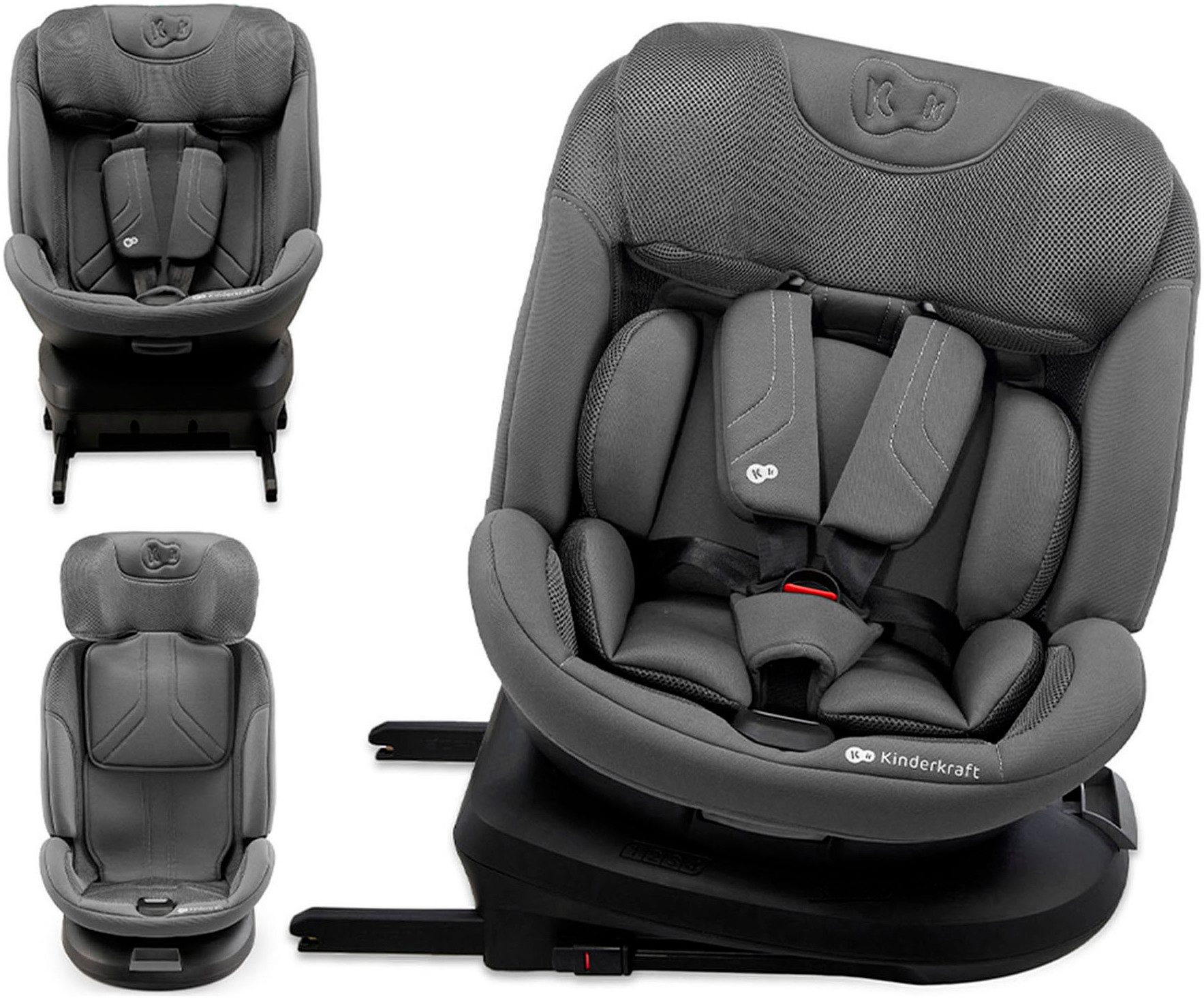 Kinderkraft Autokindersitz XPEDITION 3 i-Size, ab: Geburt, ab: 76 cm, bis: 105 cm, 360° – drehbarer Kindersitz