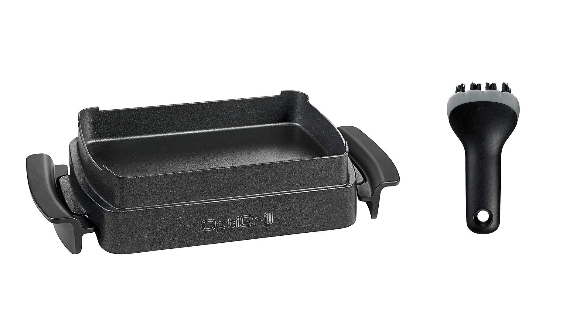Tefal Backeinsatz XA7258 Snacking & Baking für den OptiGrill, und OXO Good Grips Grillbürste