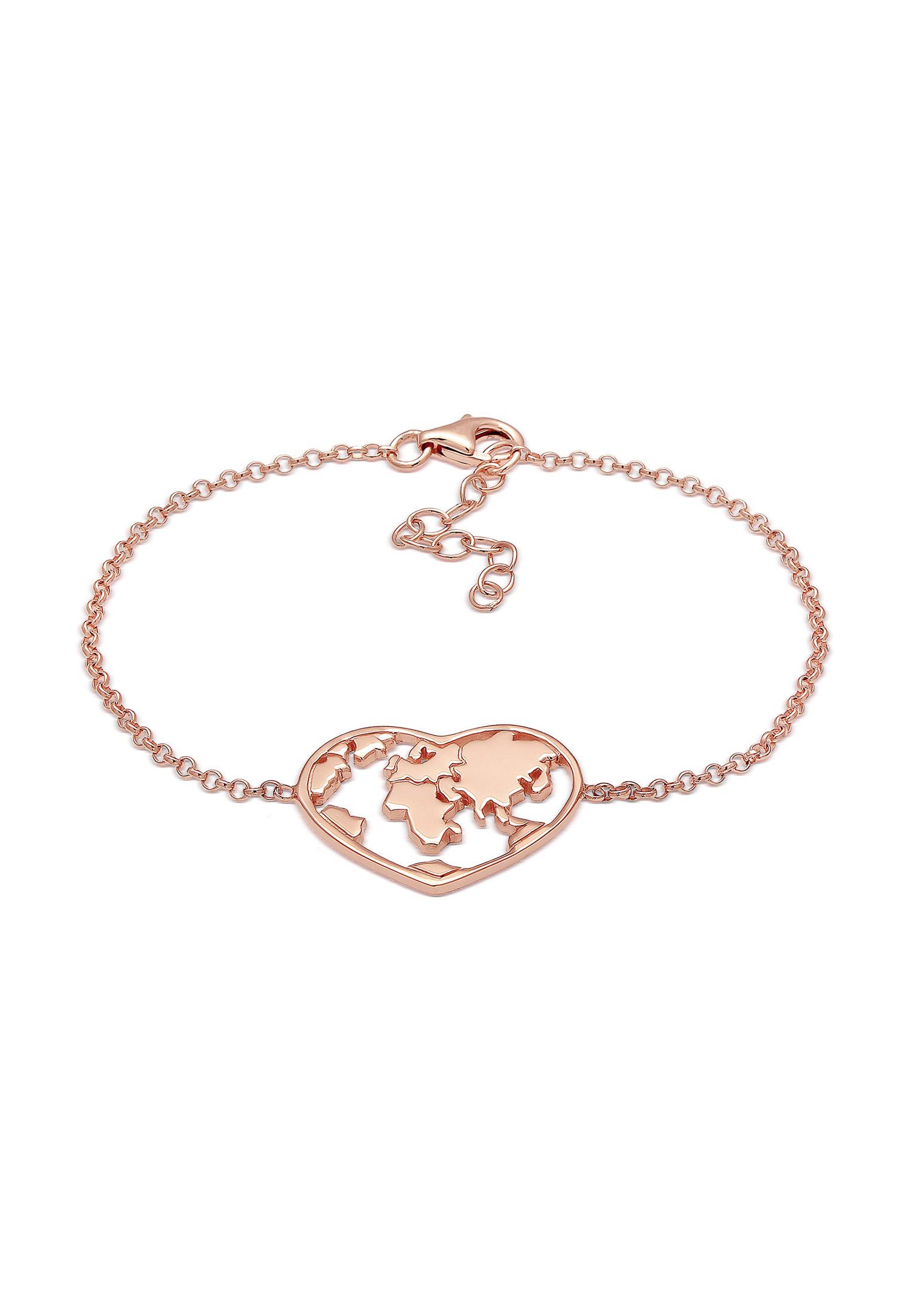 Elli Armband Globus Herz 925 Sterling günstig online kaufen