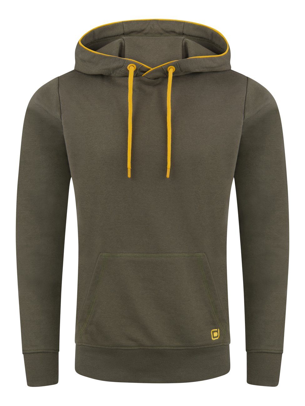 riverso Kapuzenpullover Herren Hoodie RIVSandro Regular Fit Longsleeve Sweatshirt mit Cross-Over-Kragen und Kängurutasche