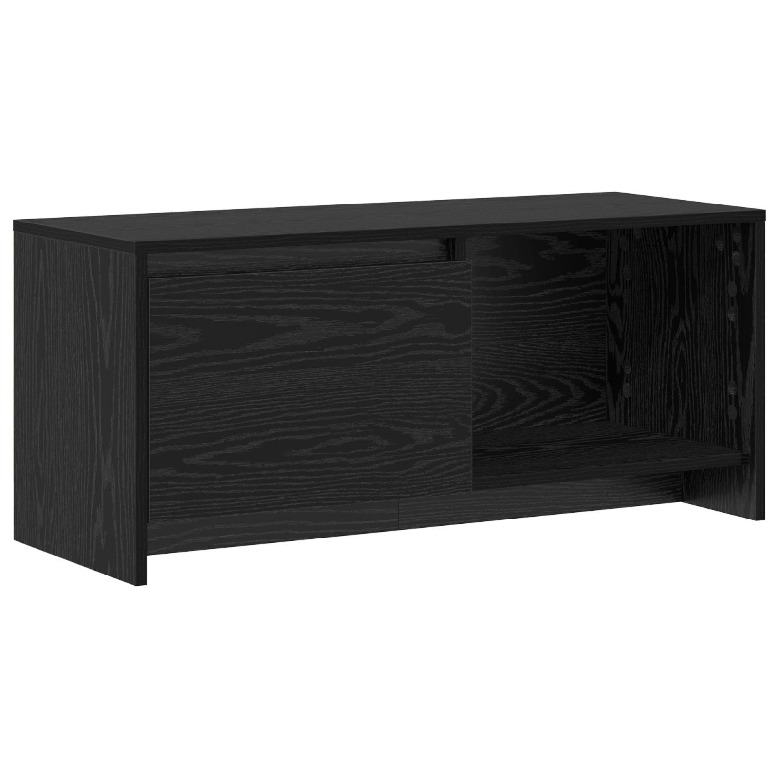 vidaXL TV-Schrank TV-Ständer Schwarze Eiche Holzwerkstoff günstig online kaufen