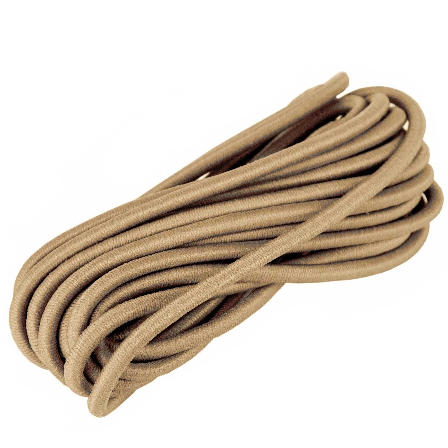 maDDma Gummiband 3m Gummikordel 3mm, beige