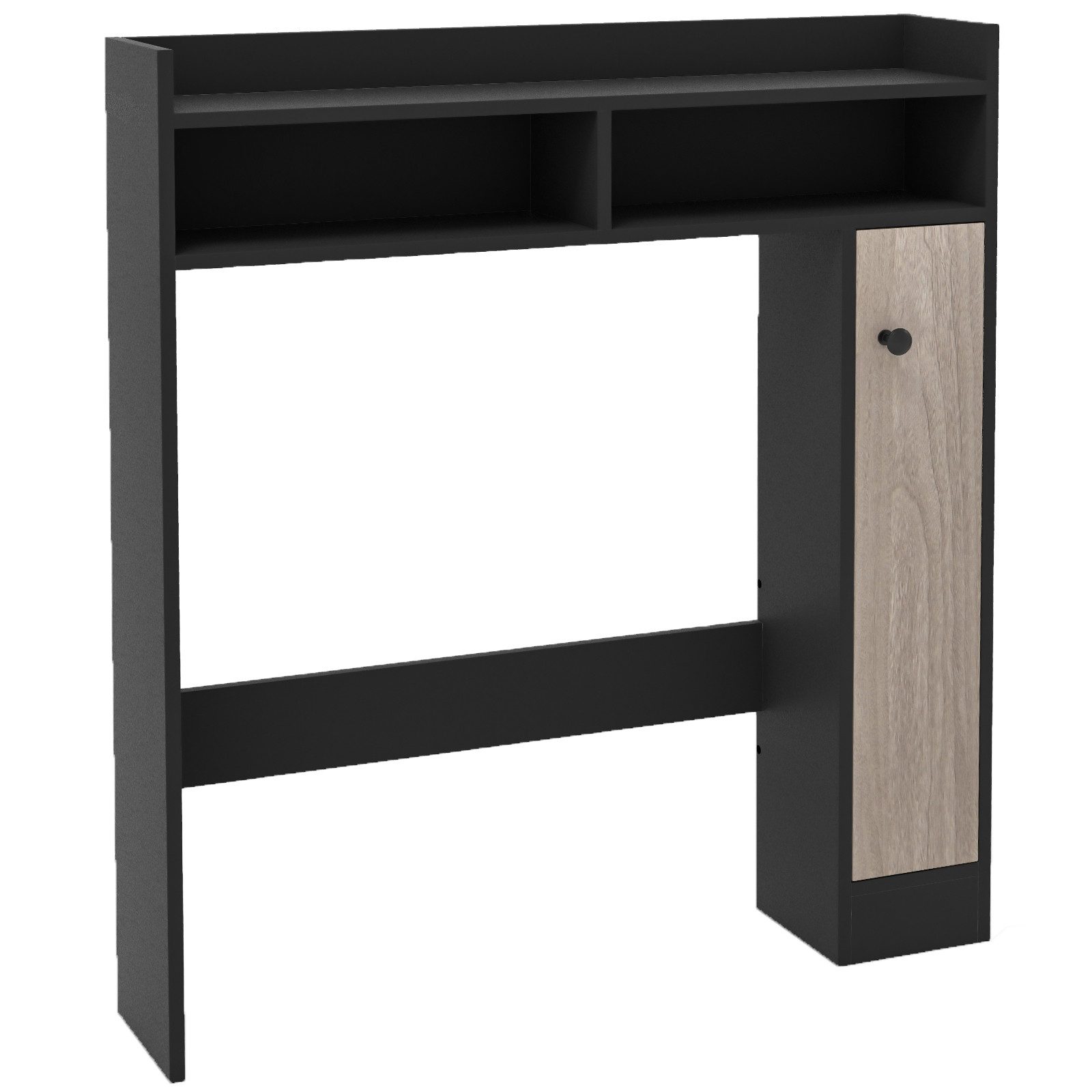 COSTWAY Badregal Toilettenschrank, Holz, mit verstellbaren günstig online kaufen