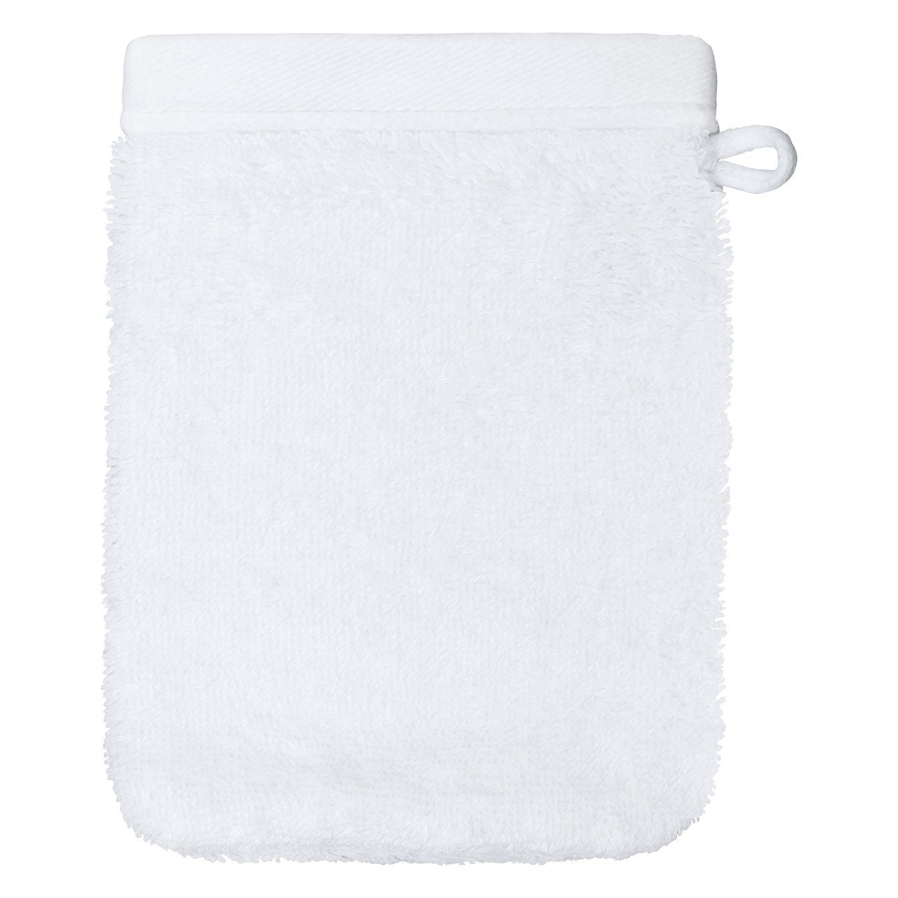 Blank Home Waschlappen Waschhandschuh "Classic" (1-tlg) Weiß