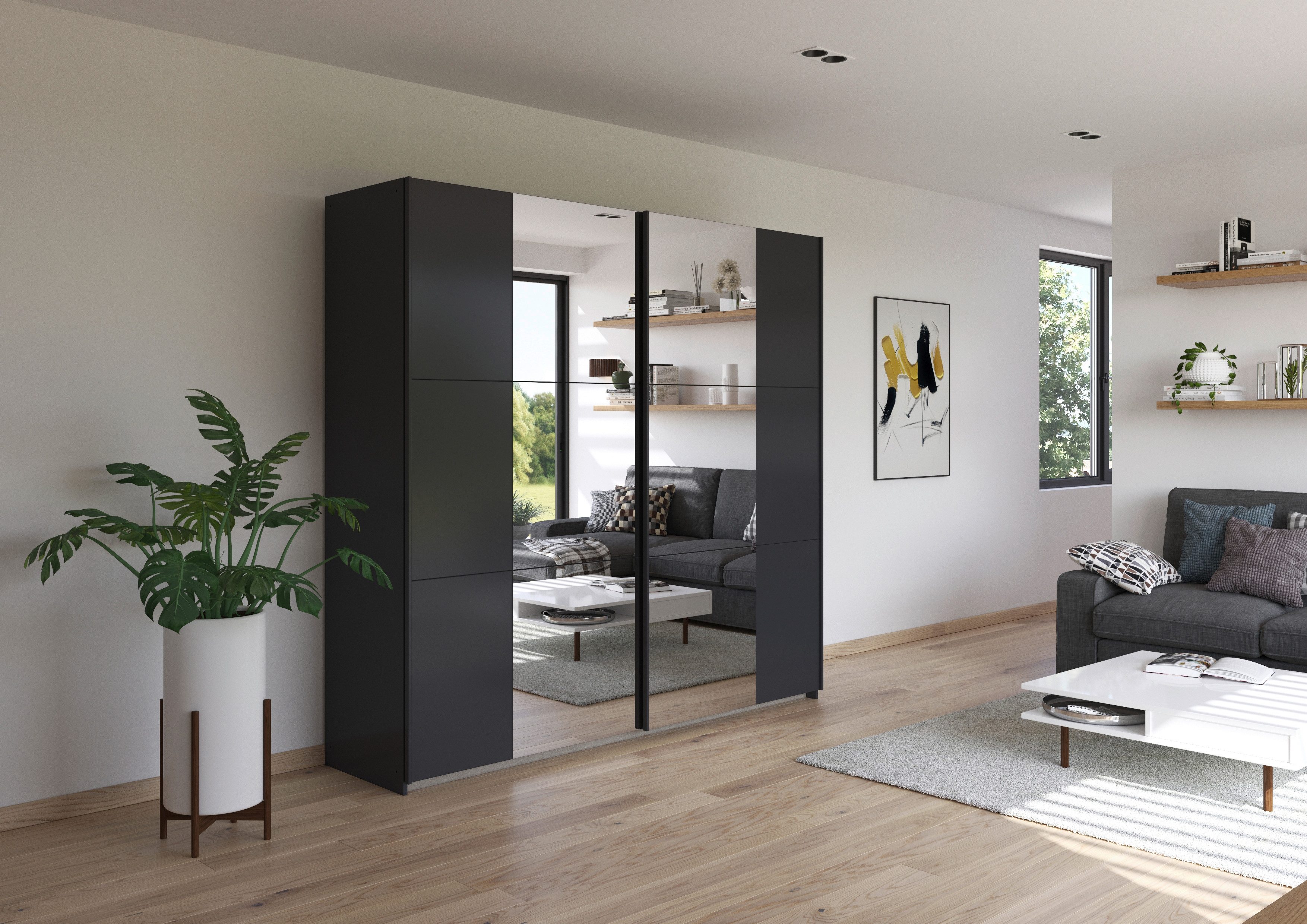 rauch Schwebetürenschrank Kleiderschrank Drehtürenschrank Schrank Garderobe günstig online kaufen