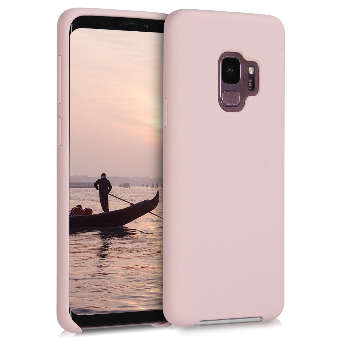 kwmobile Handyhülle Handyhülle für Samsung Galaxy S9 Hülle, Weiches Handy Silikon Case - Schutzhülle Cover