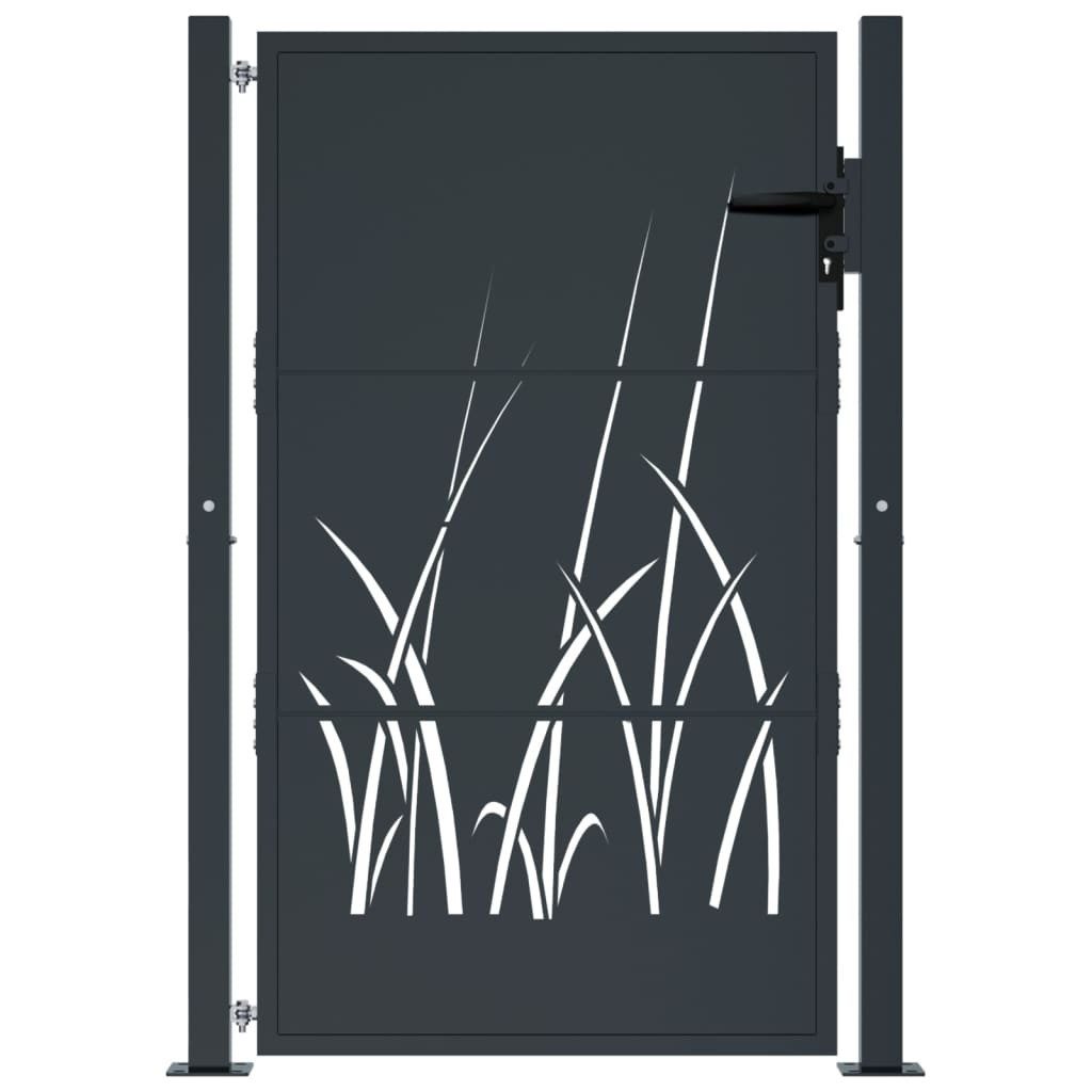 vidaXL Gartentor Gartentor Anthrazit 105x130 cm günstig online kaufen