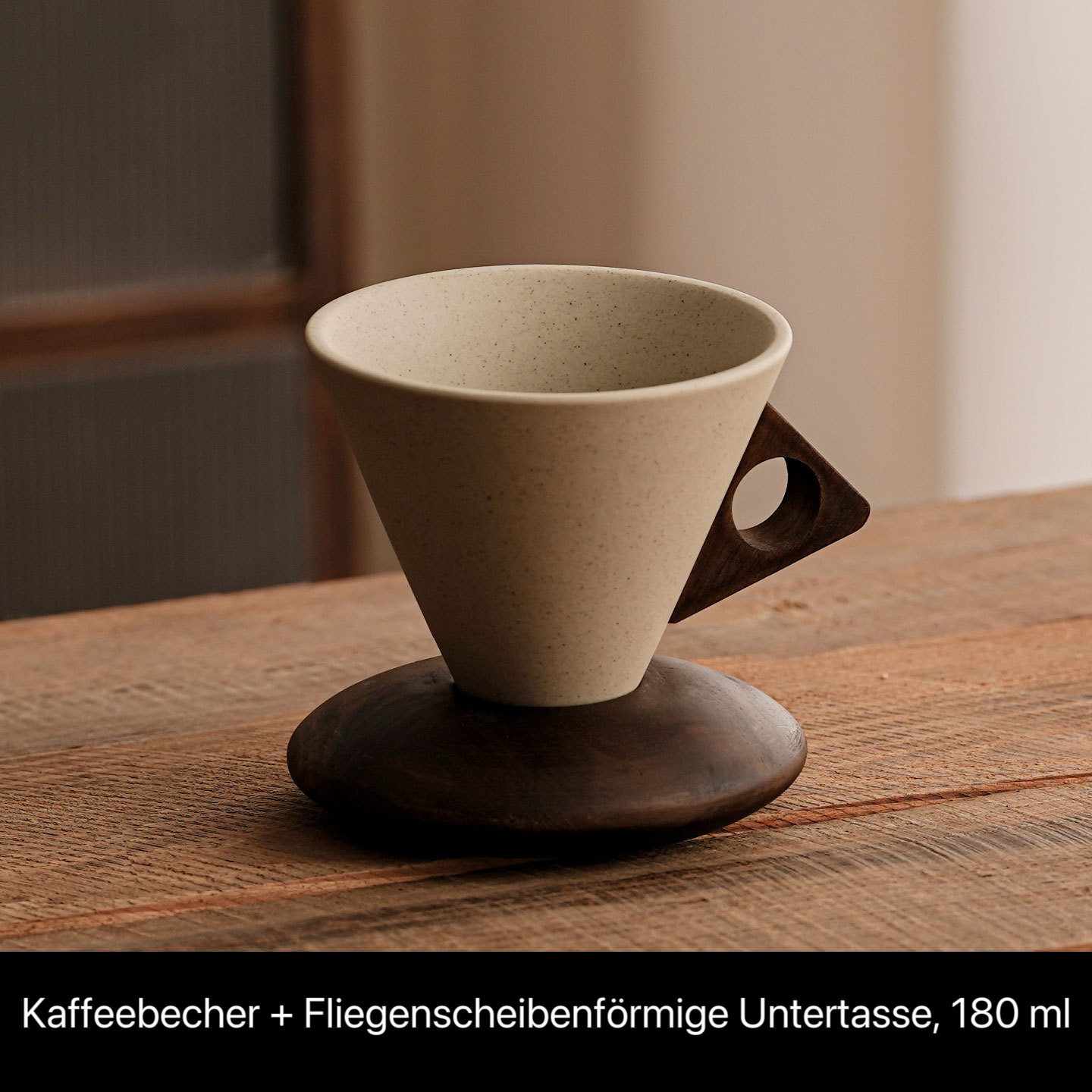 HoyoLee Handels GmbH Kaffeeservice Holz Kaffeebecher Set, Elegant, Hochwertig, Festgeschenk Kaffeeservice