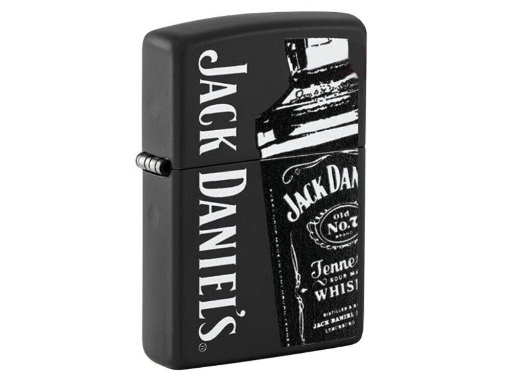 Feuerzeug Jack Daniel's Black Matte Color Image in Zippobox