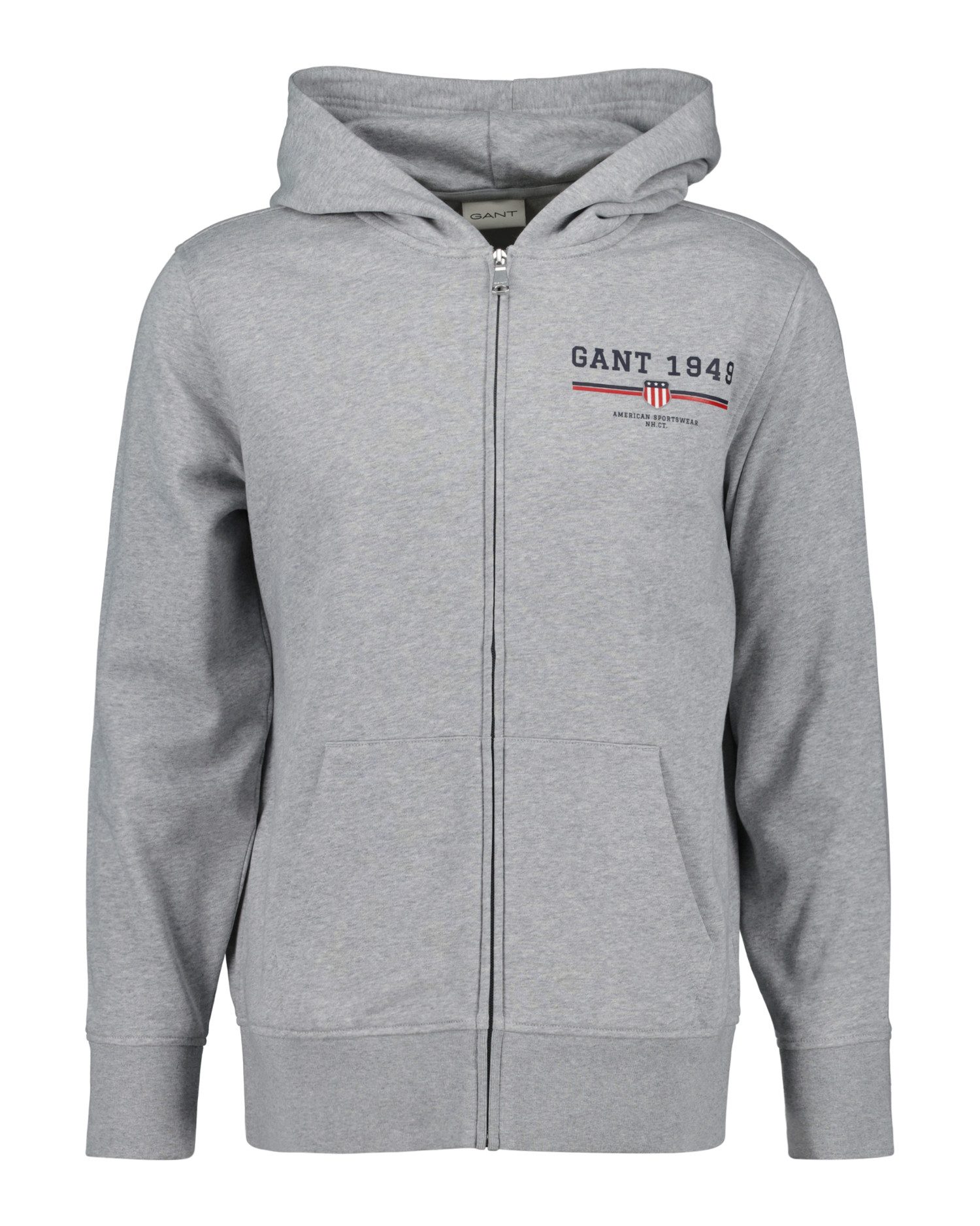 Gant Kapuzensweatjacke GRAPHIC FULL ZIP HOODIE günstig online kaufen