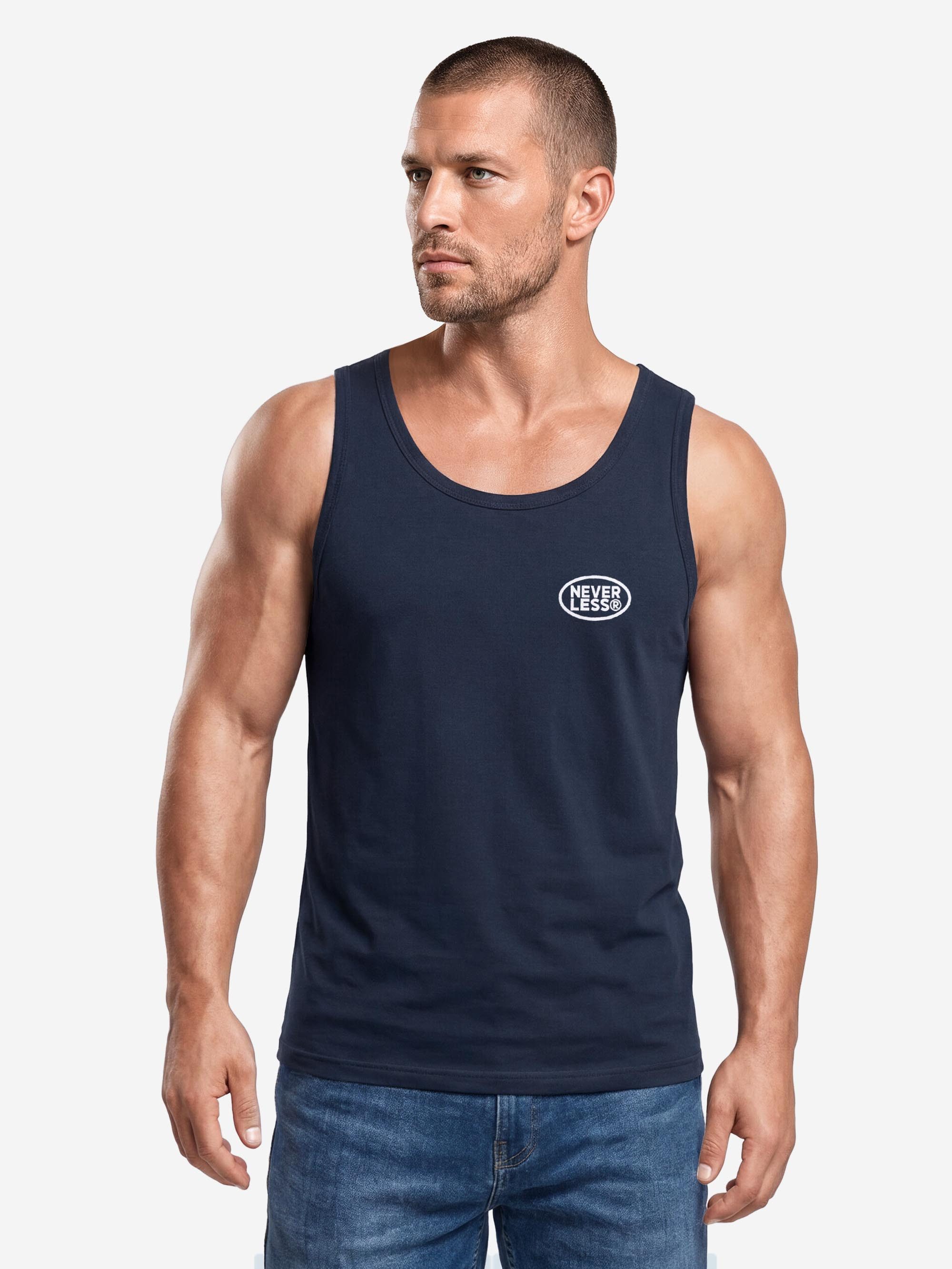 Neverless Tanktop Herren Tanktop mit Grafik-Print Rückendruck - No Bad Days Bad Days - mit Print
