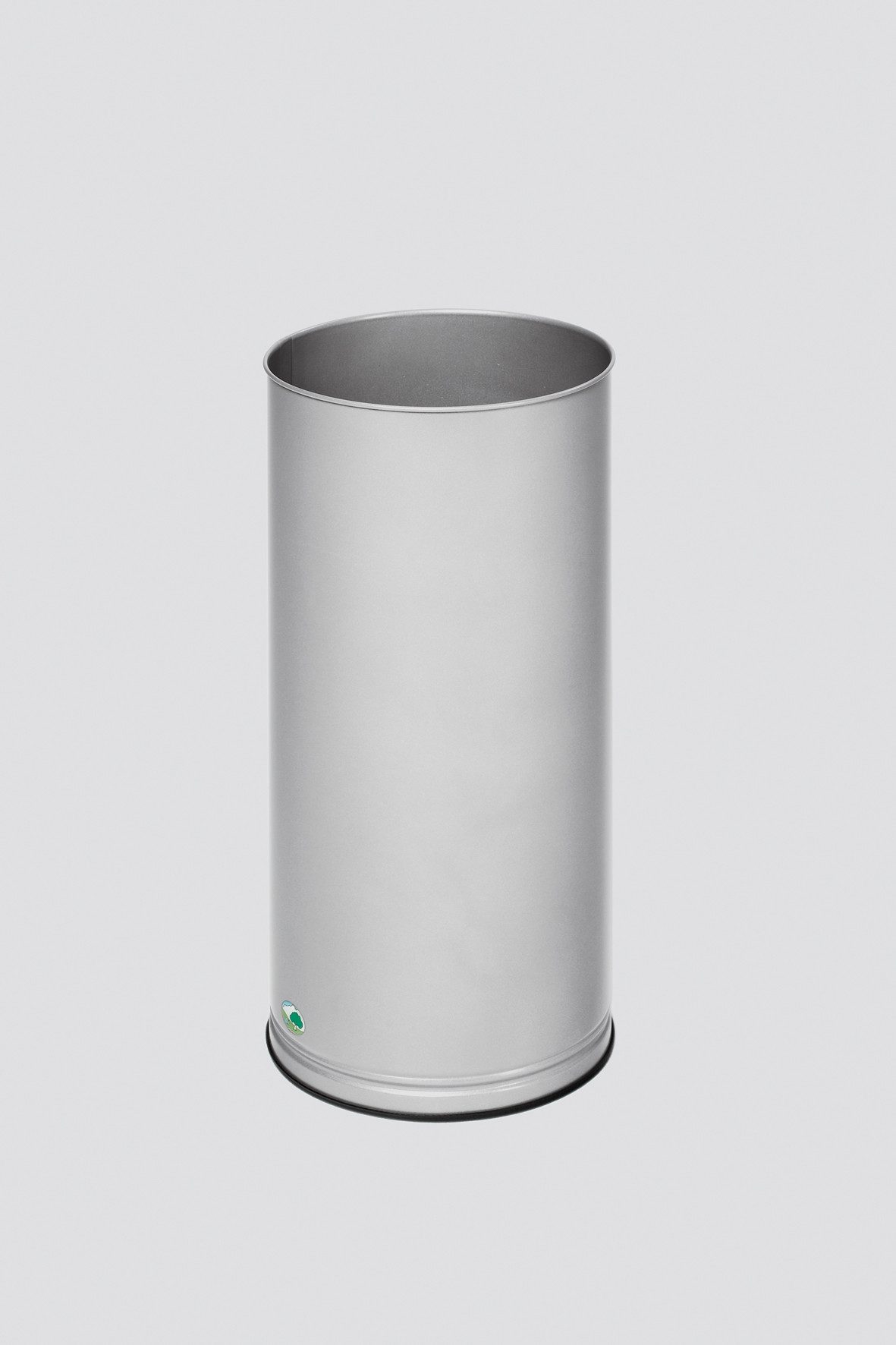 PROREGAL® Schirmständer Dekorativer Schirmständer glatt 61x27x27cm Silber