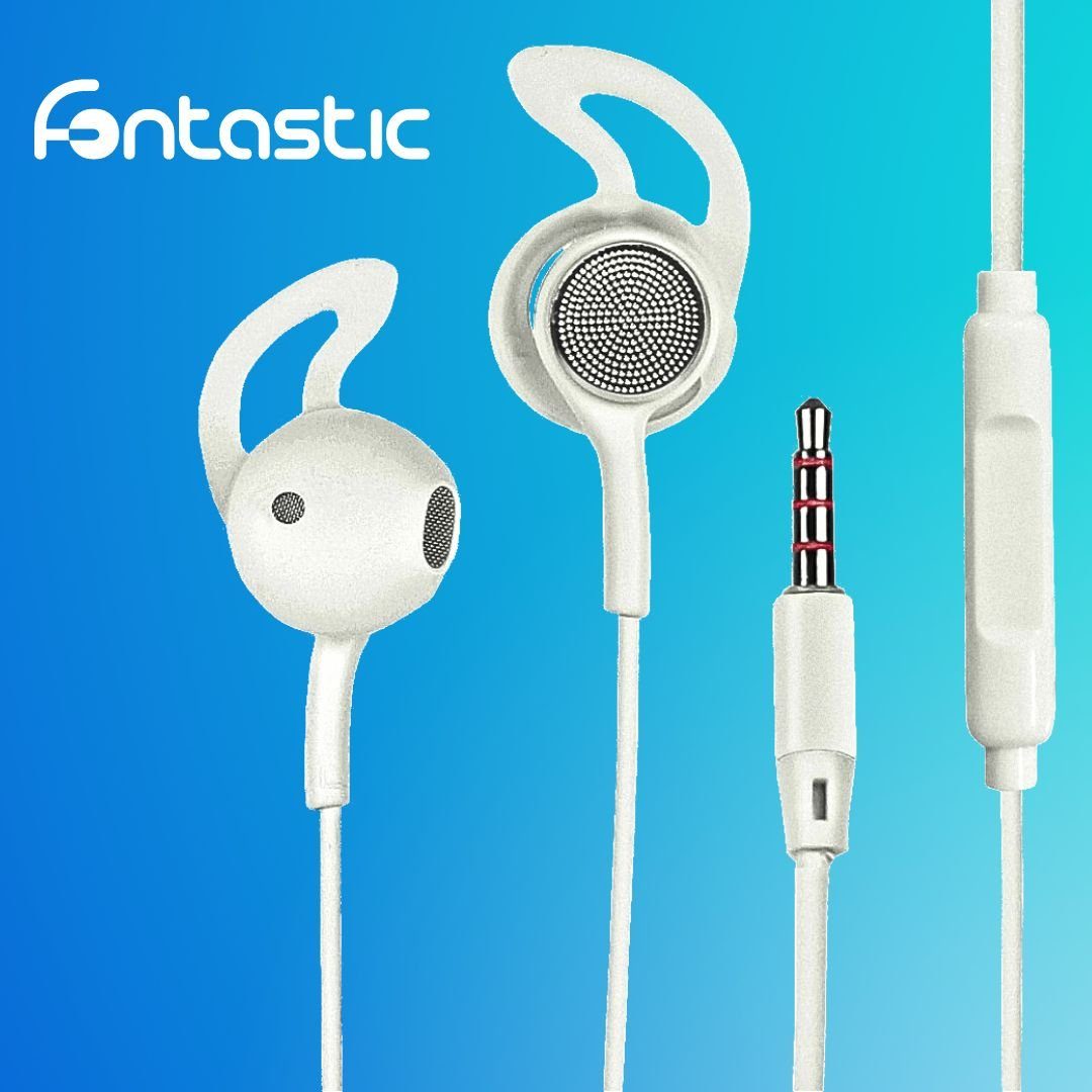 fontastic Stereo Headset L180 wh Kopfhörer (180cm Kabel)