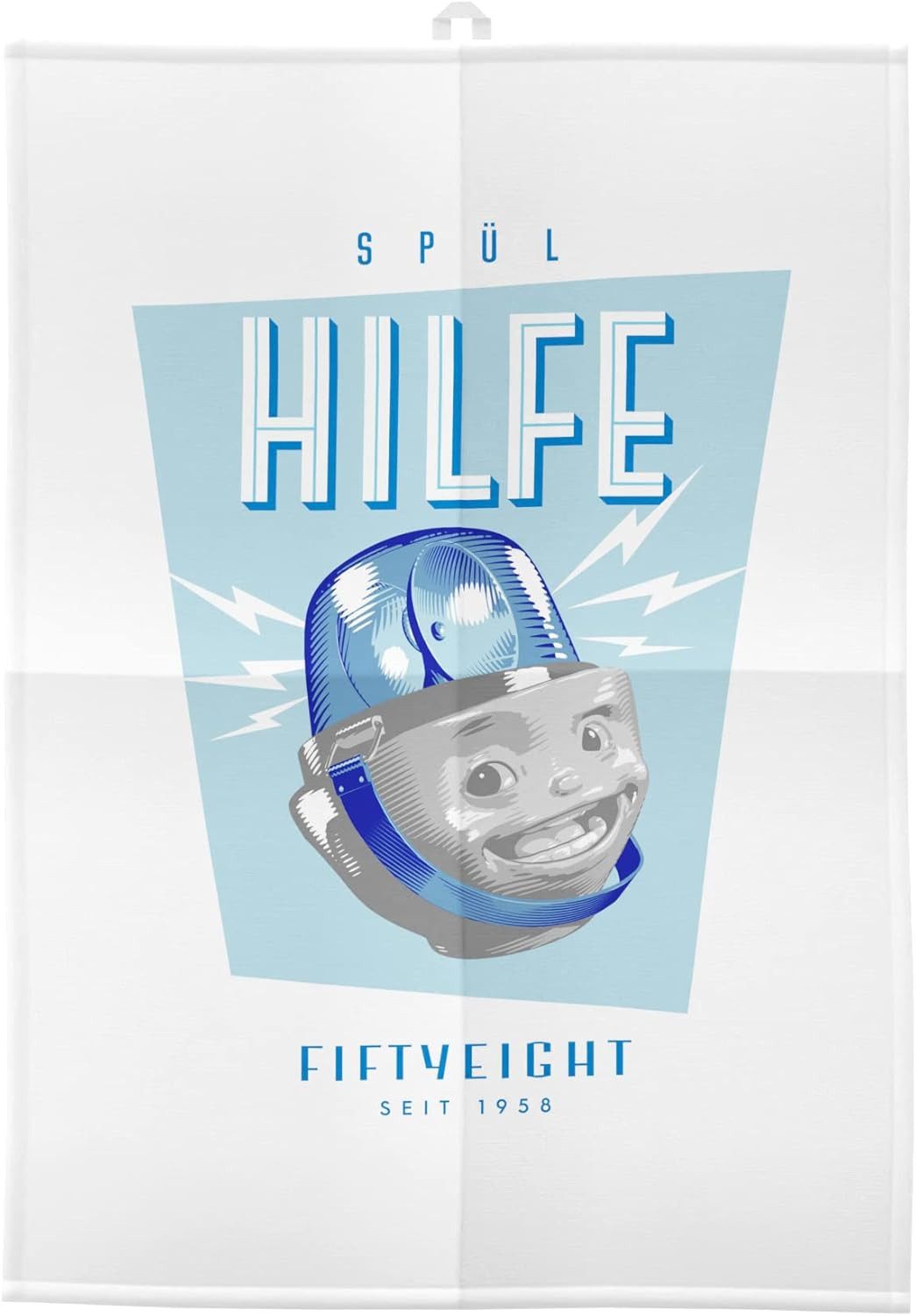 FIFTYEIGHT PRODUCTS Geschirrtuch FIFTYEIGHT Geschirrtuch, mit Bastelüberraschung