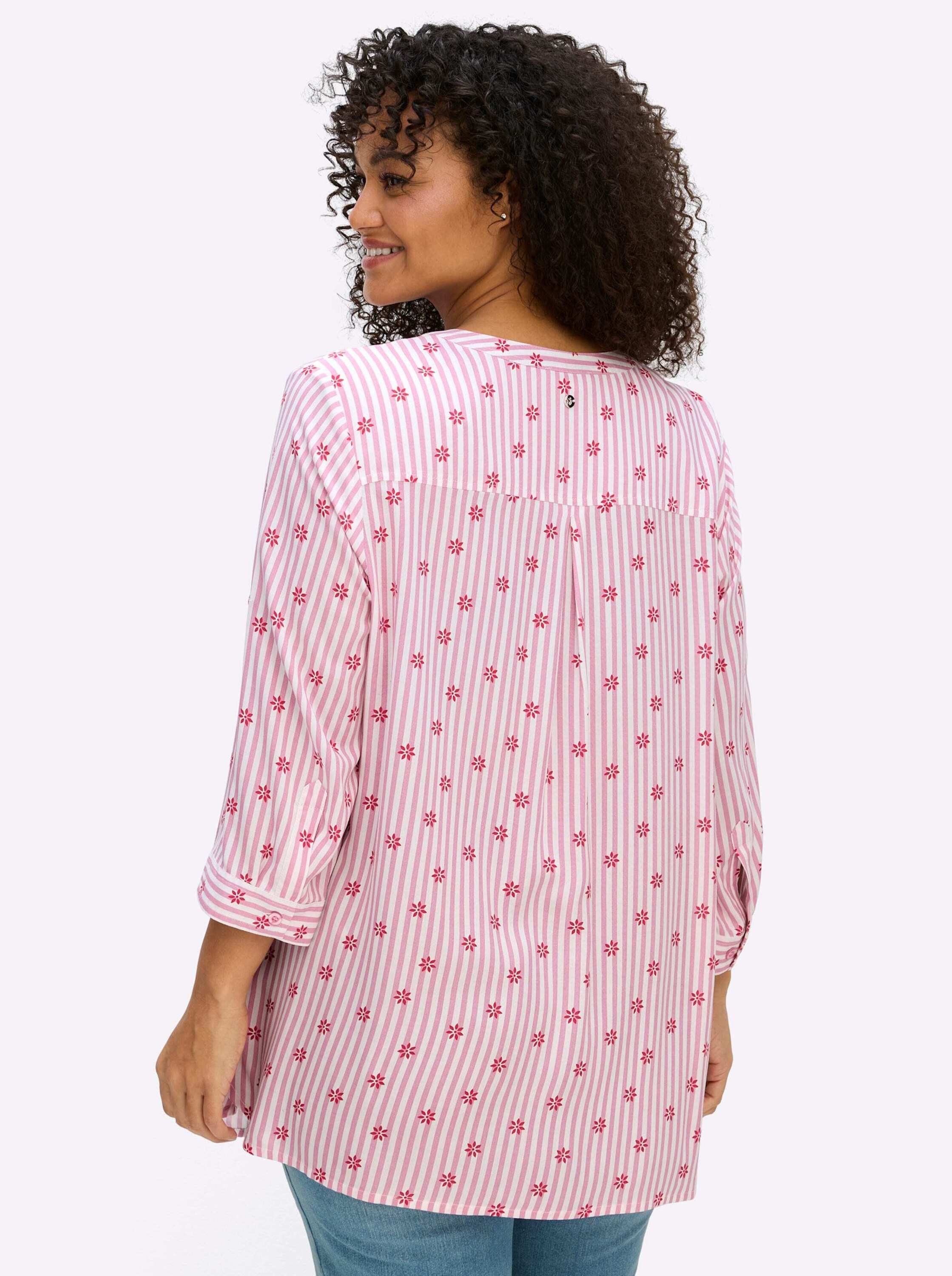 Sheego Klassische Bluse 3/4-Arm-Bluse 3/4-Arm