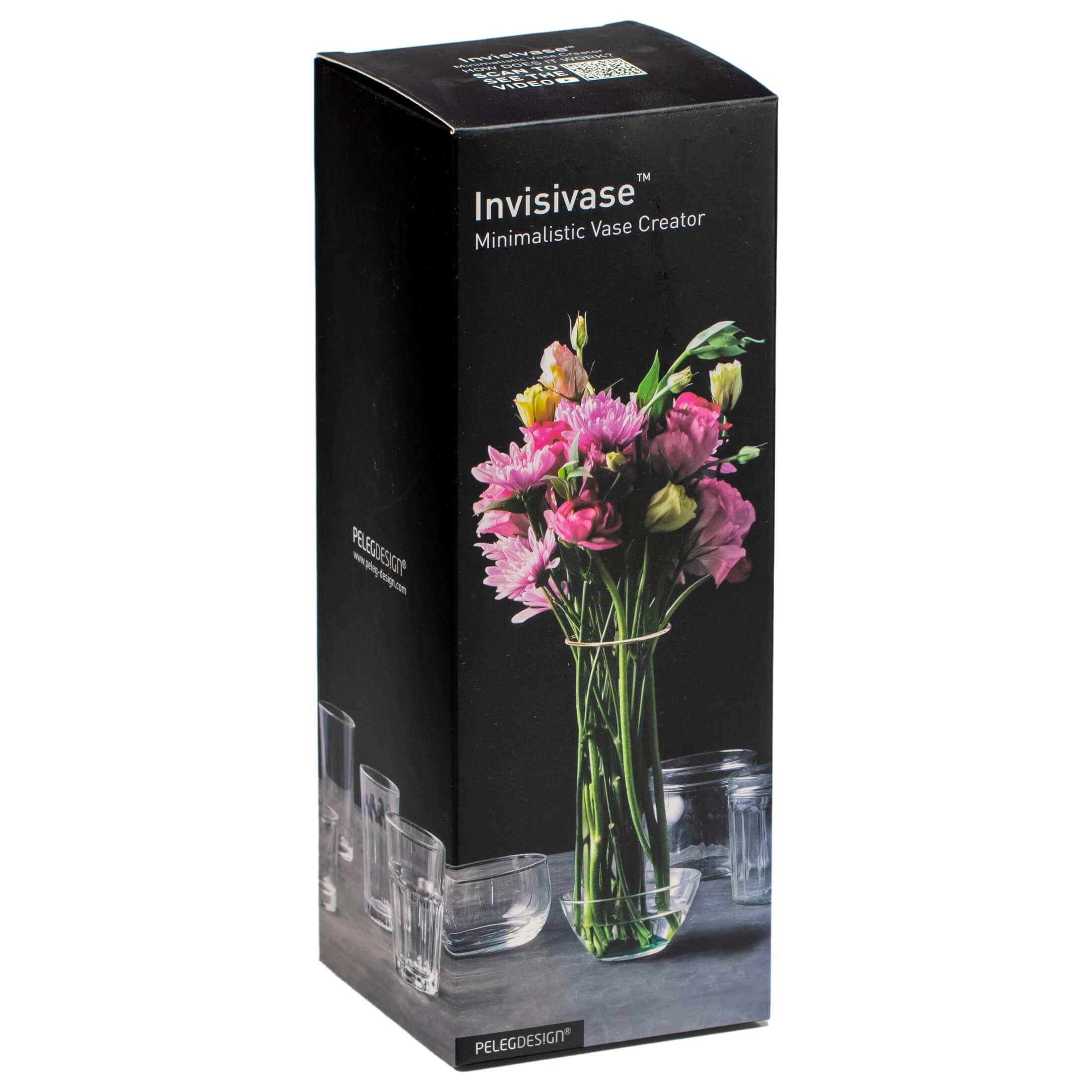 PELEG DESIGN® Blumenständer Blumenvase Vasenschöpfer DIY Vase minimalistisch Invisivase (1 St), Vasenschöpfer, DIY Vase