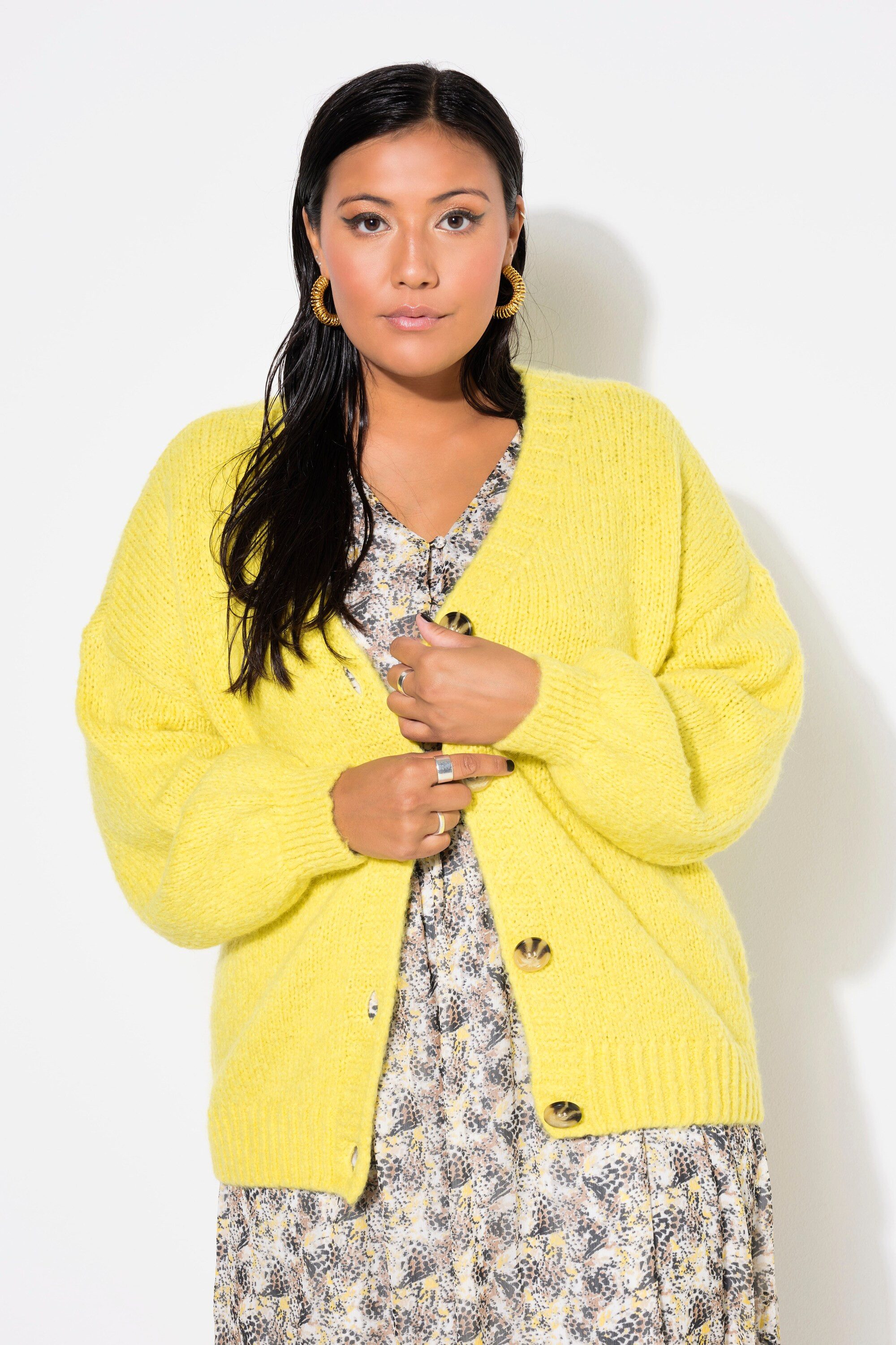 Studio Untold Strickjacke Strickjacke Oversize Shape günstig online kaufen