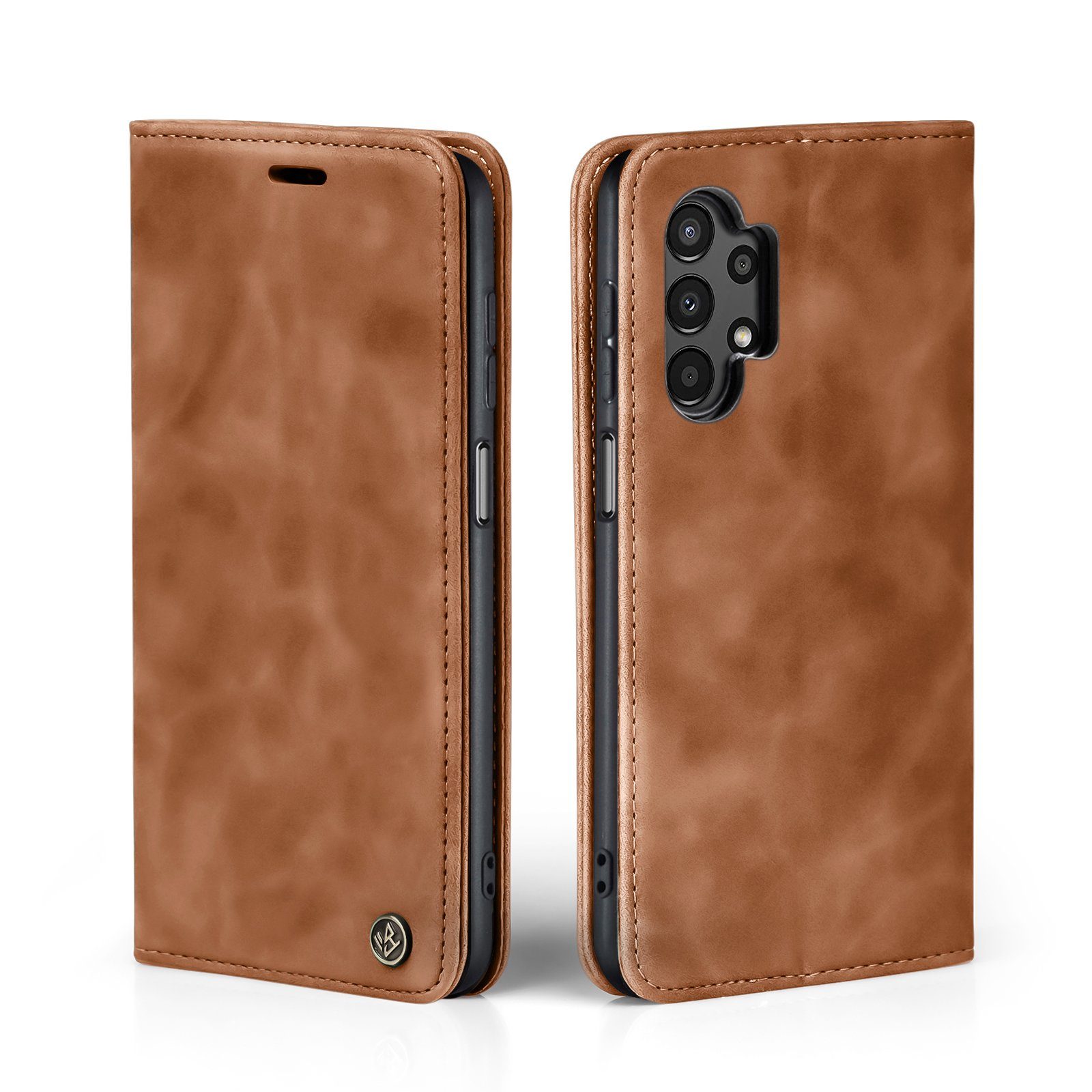 Tec-Expert Handyhülle Tasche Hülle für Samsung Galaxy A13 6.6 Zoll, 6.6, Cover Klapphülle Case mit Kartenfach Fliphülle aufstellbar