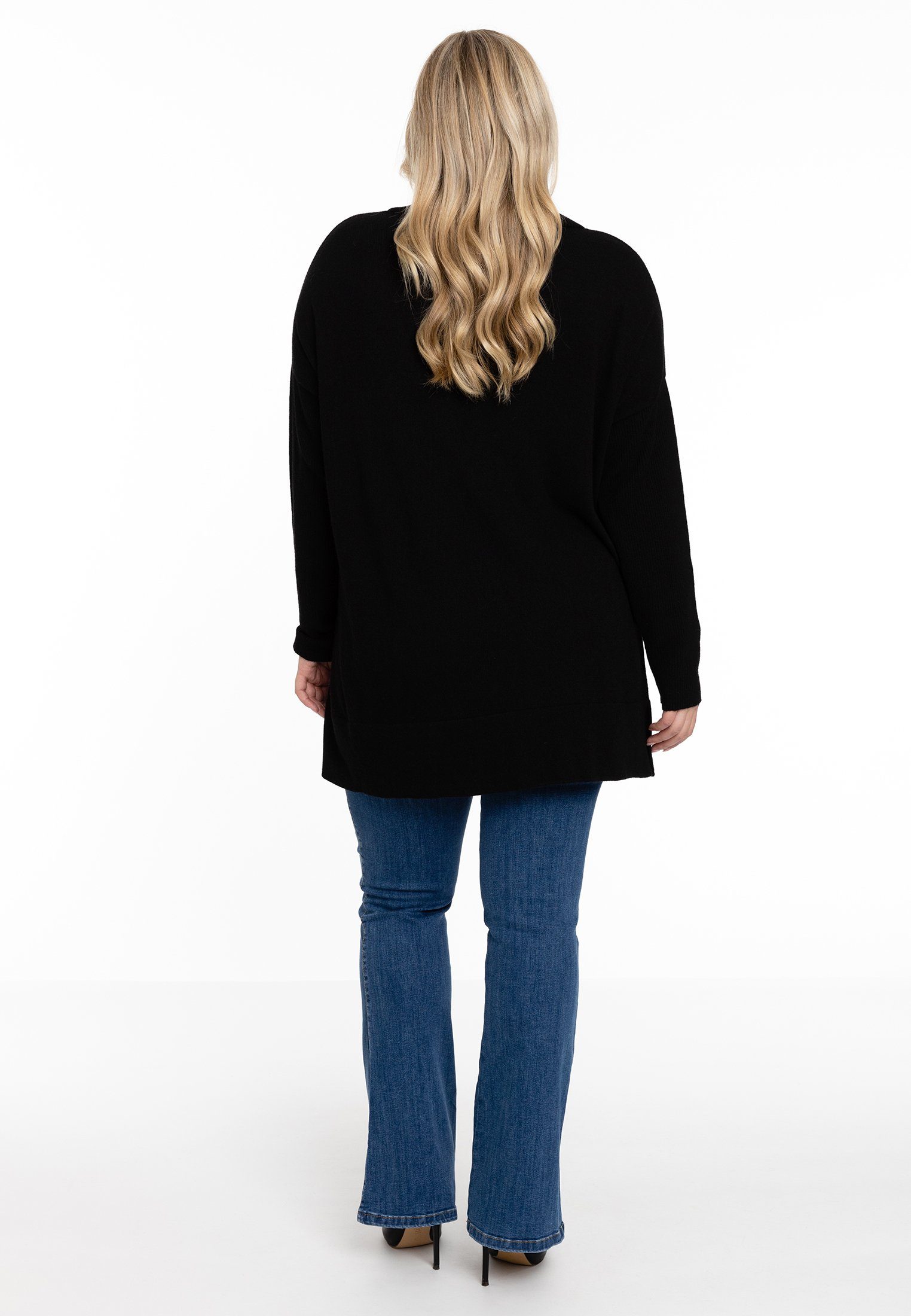YOEK Longpullover Damen Pullover Große Größen
