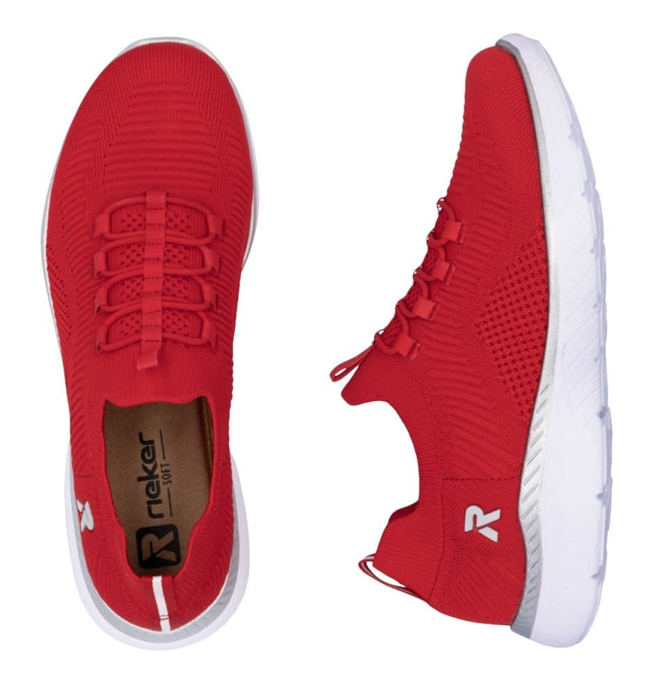 Rieker (Textil) M5074 rot Damen Sneaker günstig online kaufen