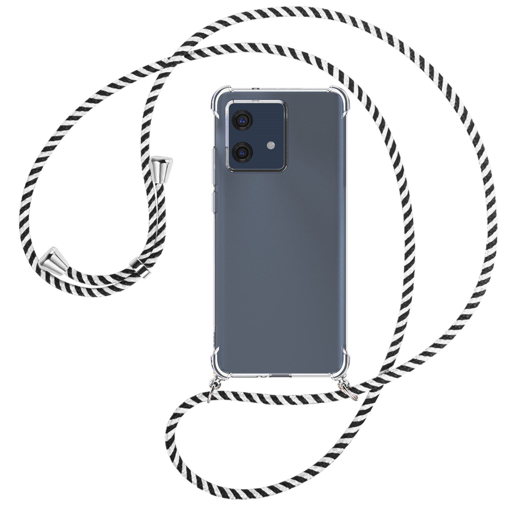 schwarz/weiß gestreift