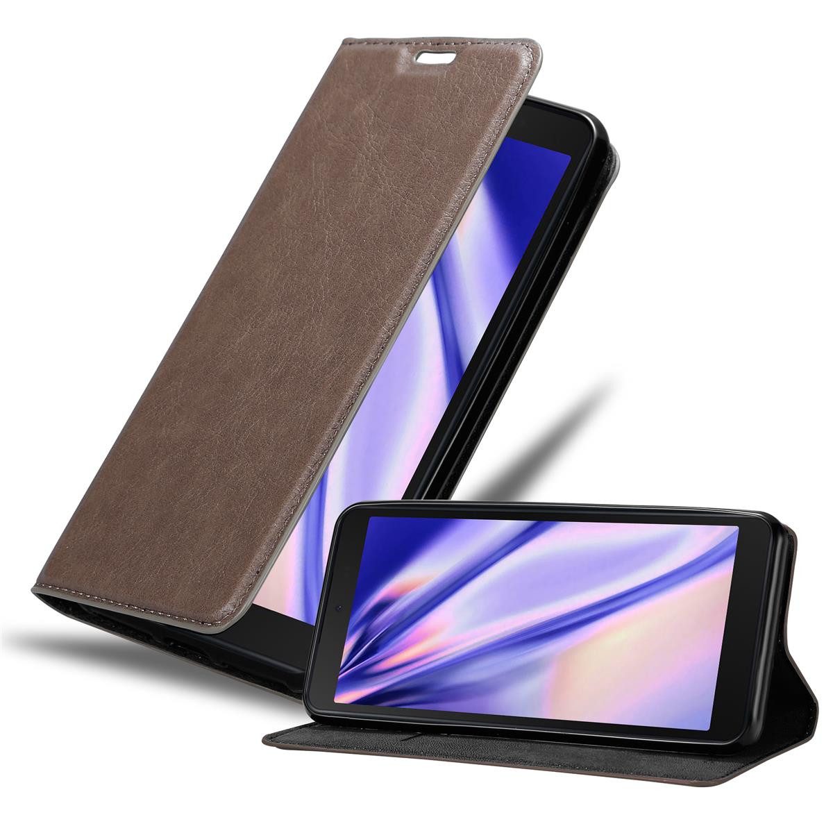 Cadorabo Handyhülle für Samsung Galaxy XCover 5 Hülle Samsung Galaxy XCover 5, Hülle Schutzhülle mit Standfunktion, Magnetverschluss und Kartenfach