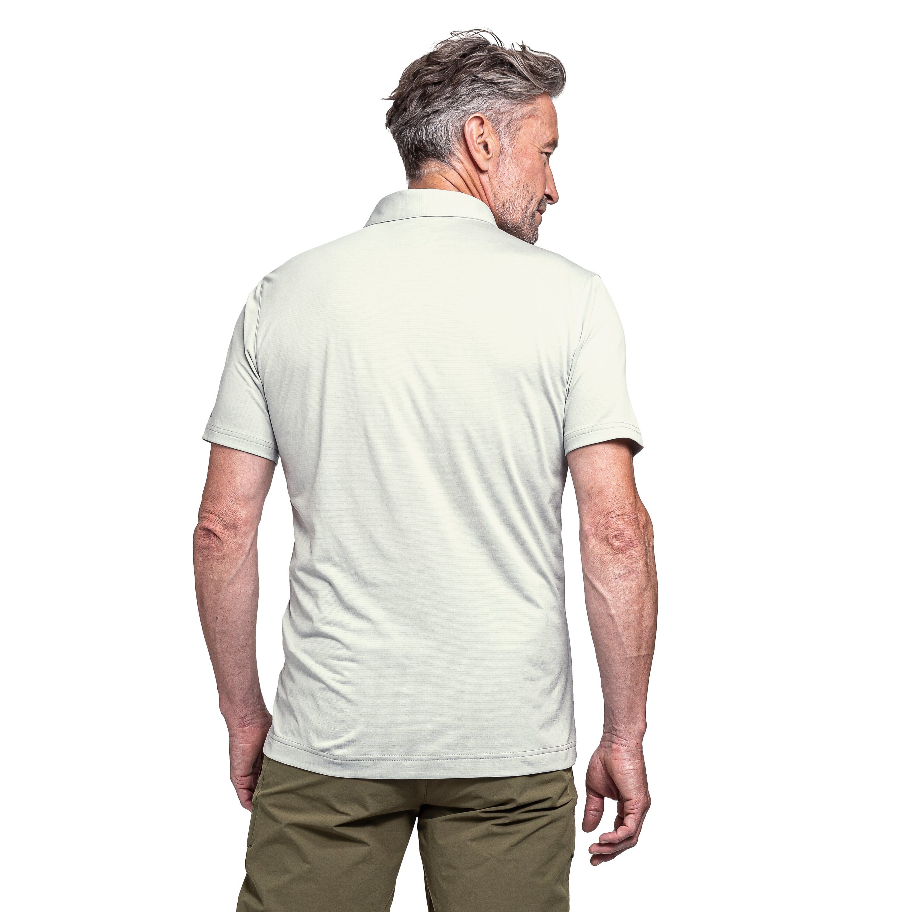 Schöffel Poloshirt CIRC Polo Shirt Tauron M mit kurzen Ärmeln, aus Polyester, sportliche Passform, normale Länge