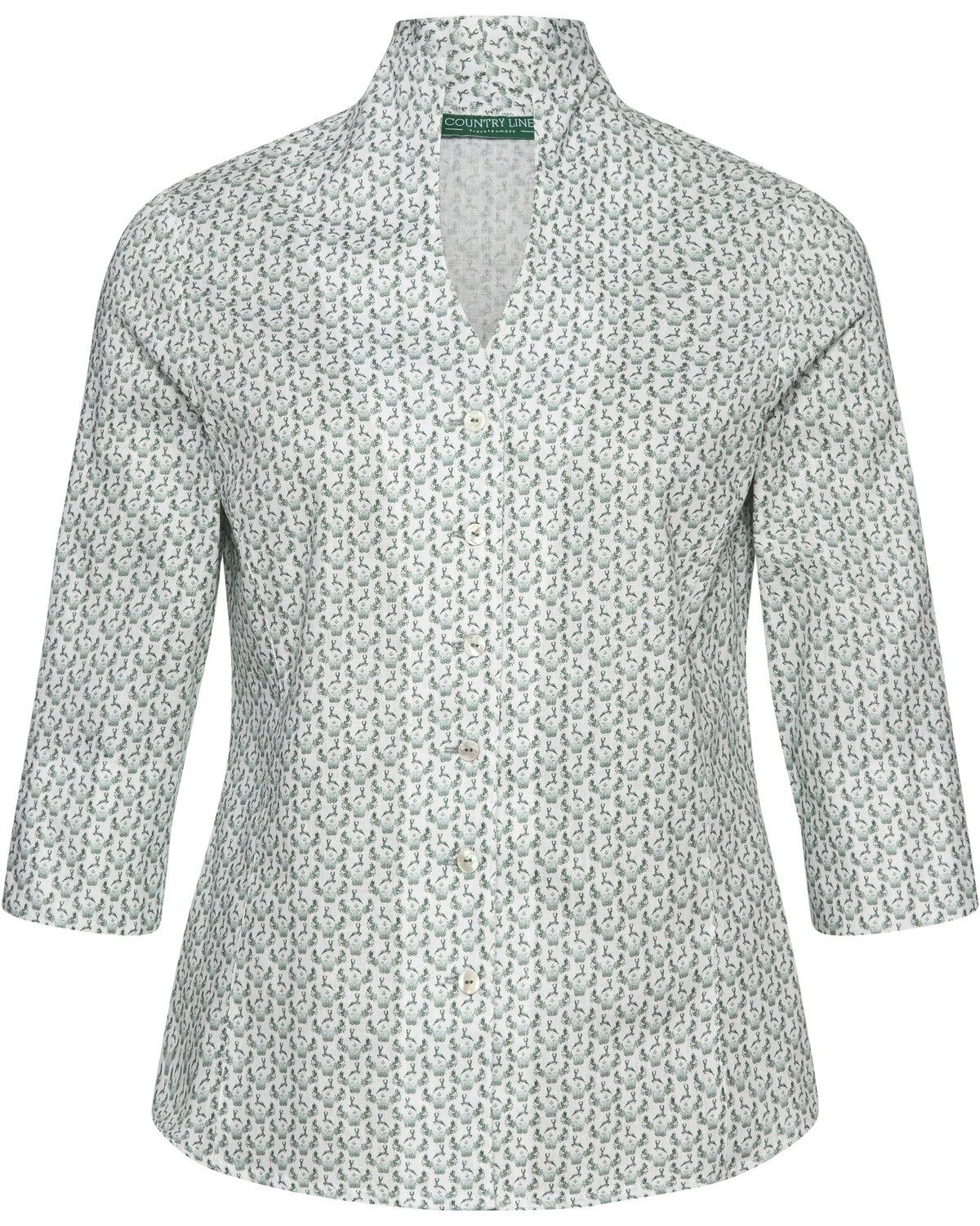 Country Line Trachtenbluse Kelchkragenbluse