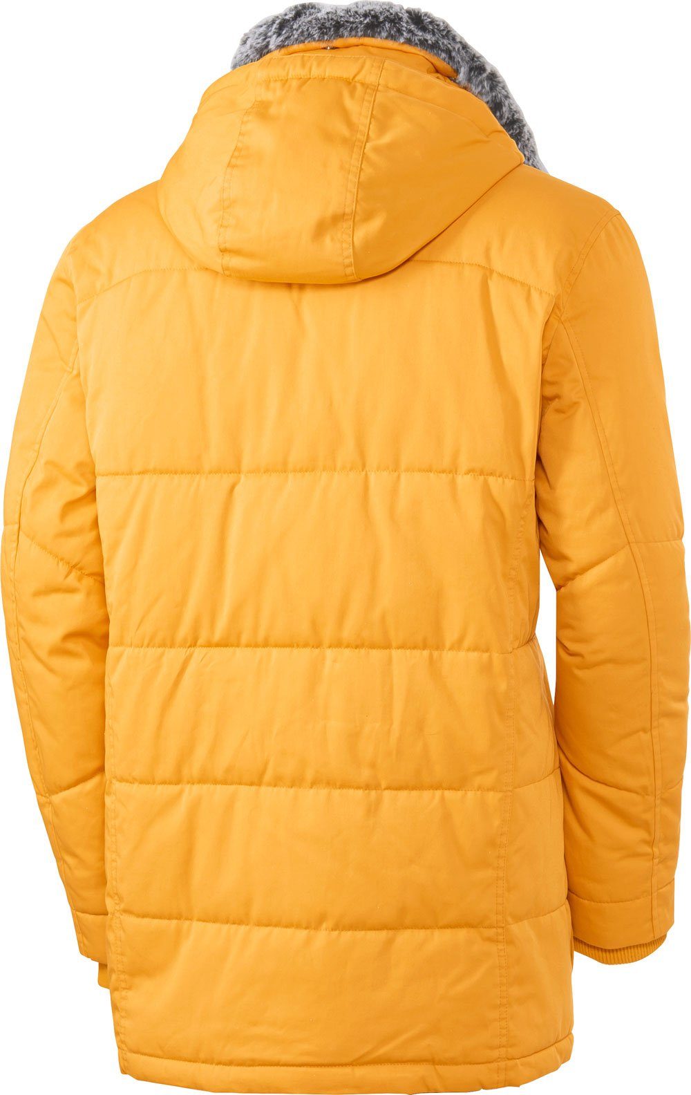 Franco Bettoni Parka abnehmbare Kapuze und Kunstpelzkragen günstig online kaufen