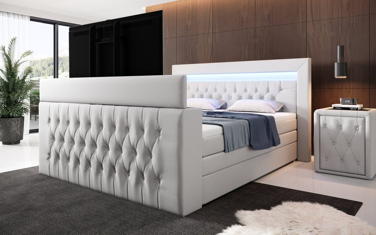 Luxusbetten24 Boxspringbett Sonino, mit TV Lift, günstig online kaufen