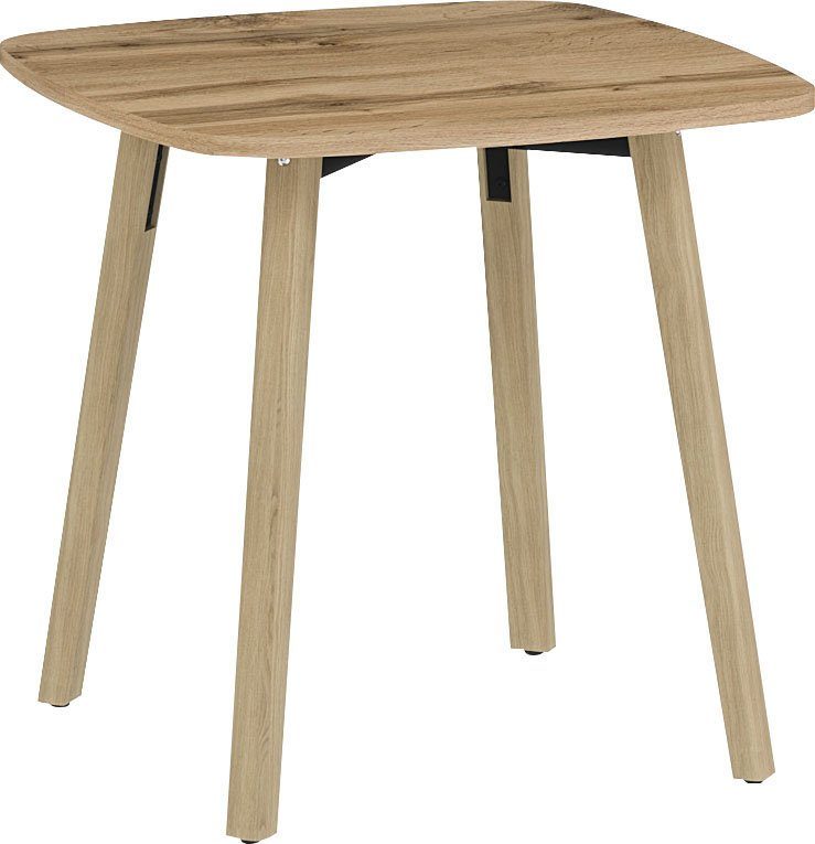 OTTO products Esstisch Tables, Füße aus Eiche massiv, Quadratischer Esstisch