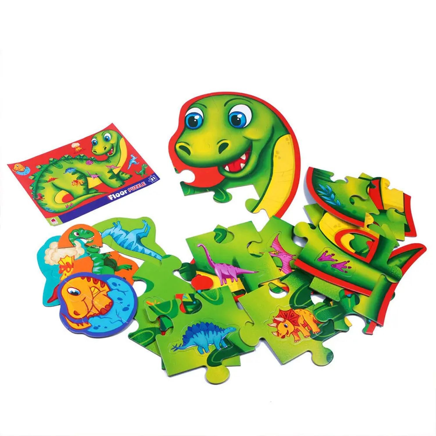 Käfer Puzzle Puzzle Roter Käfer Bodenpuzzle Dinosaurier RK7010-01, Puzzleteile