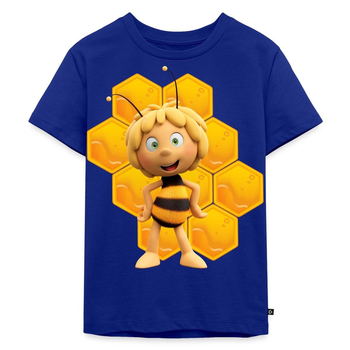 T-Shirt Die Biene Maja 3 Maja Mit Bienenwabe Kinder Premium T-Shirt