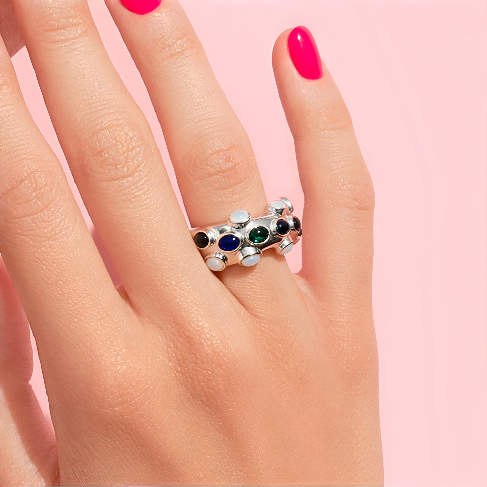 Cavill Silberring Cavill Ring aus 925er platiniertem Sterlingsilber, 1,27 c günstig online kaufen